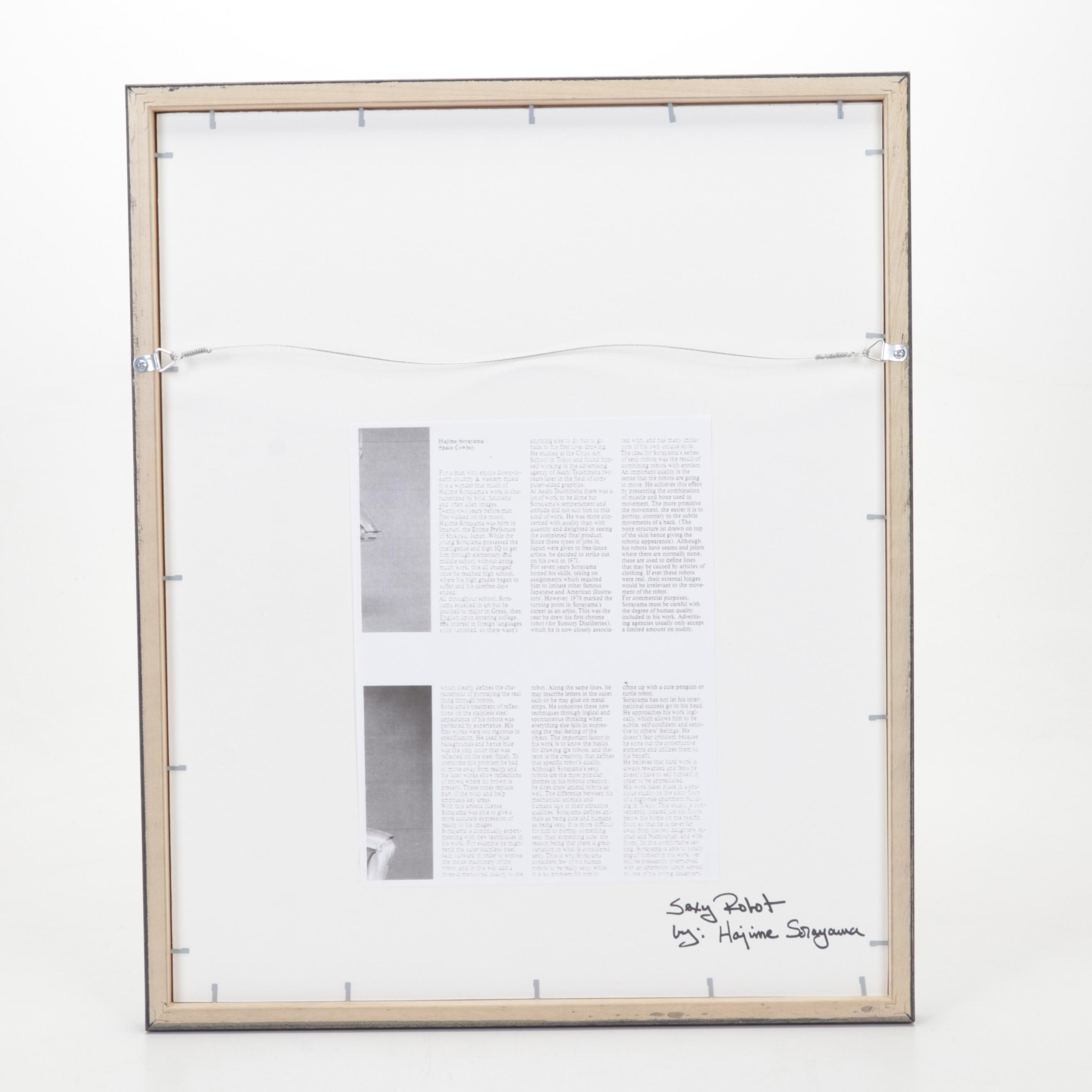 Offset Lithograph After Sorayama Hajime "Sexy Robot I," Circa 2000