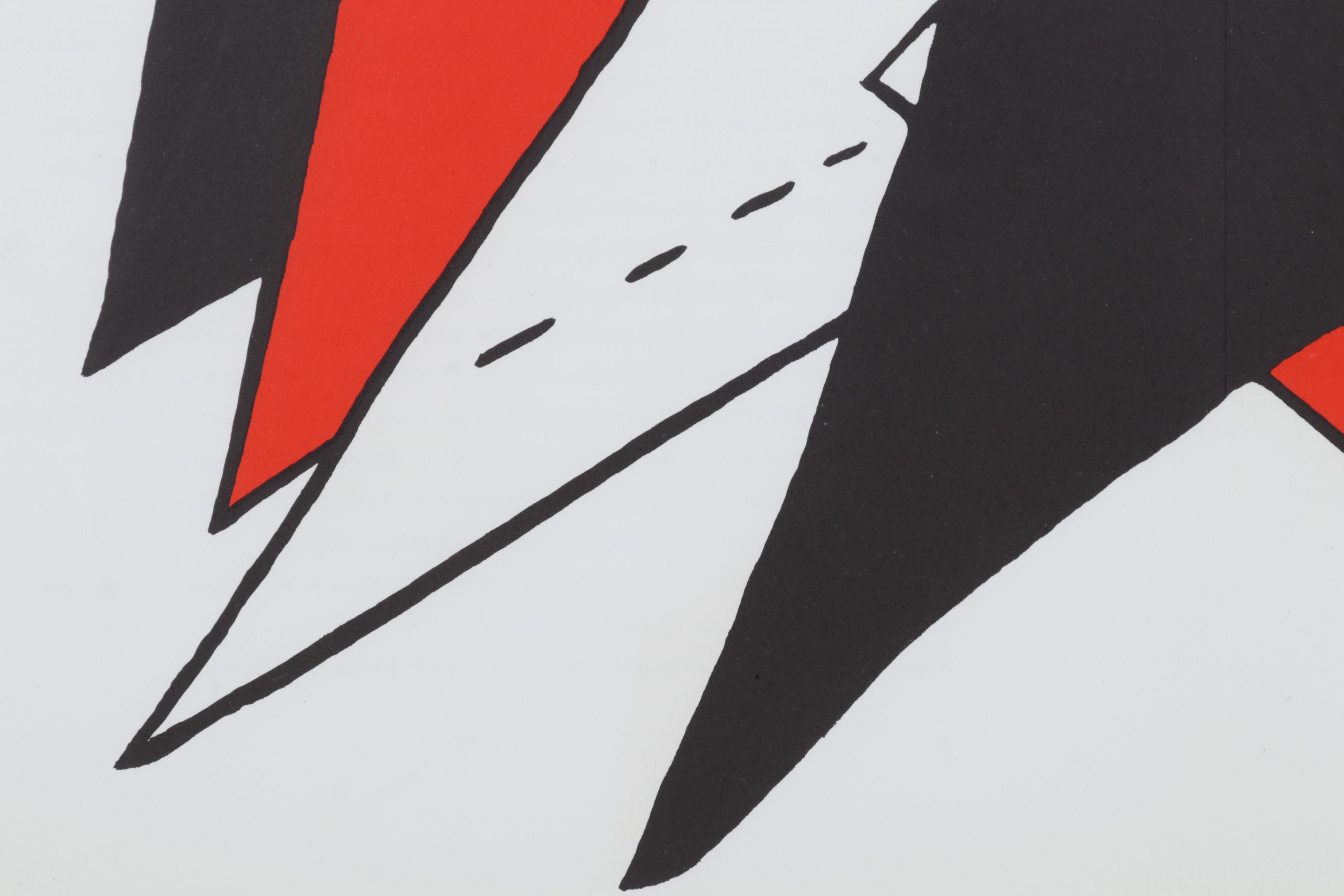 Alexander Calder Double-Page Color Lithograph for "Derrière le Miroir," 1963