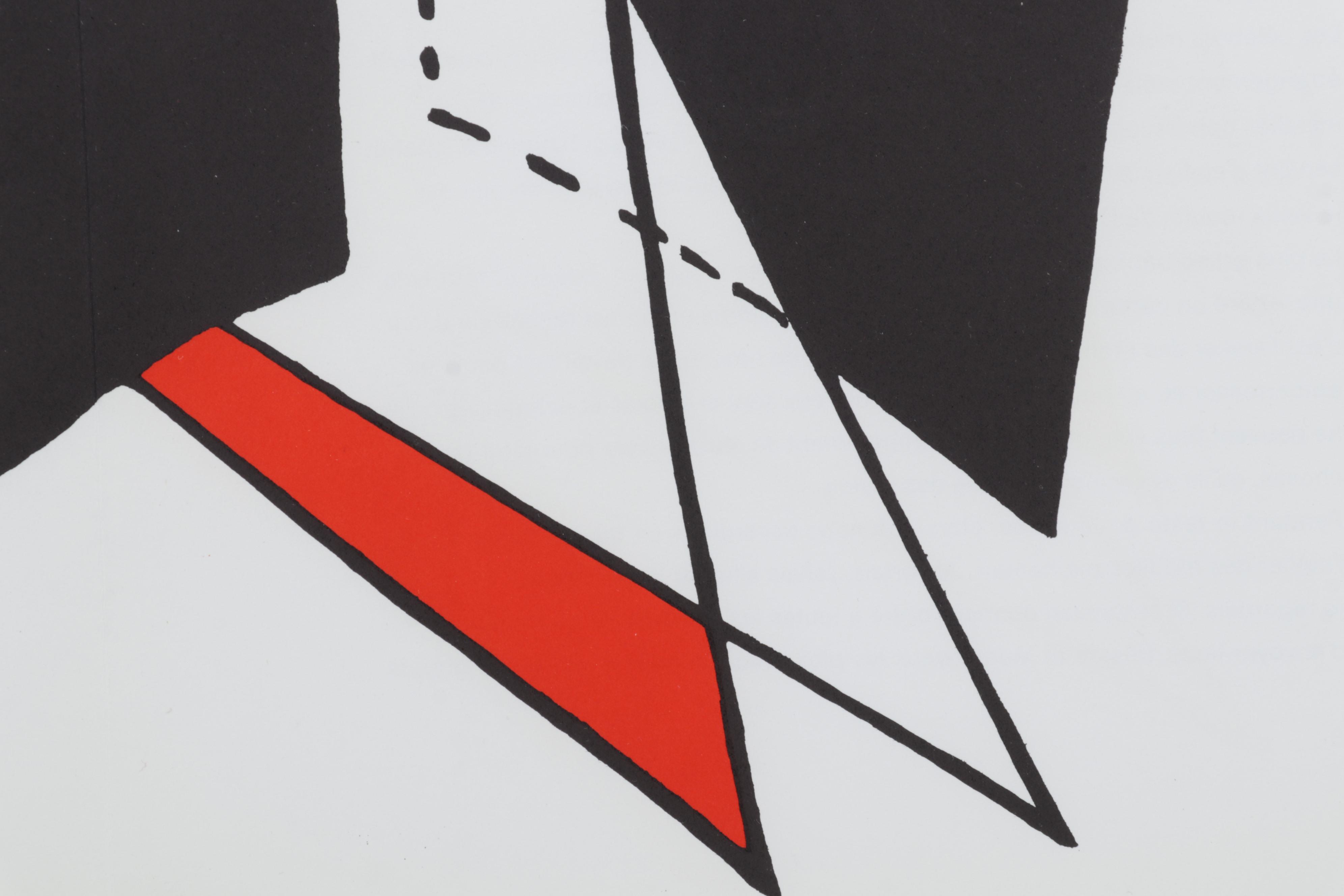 Alexander Calder Double-Page Color Lithograph for "Derrière le Miroir," 1963