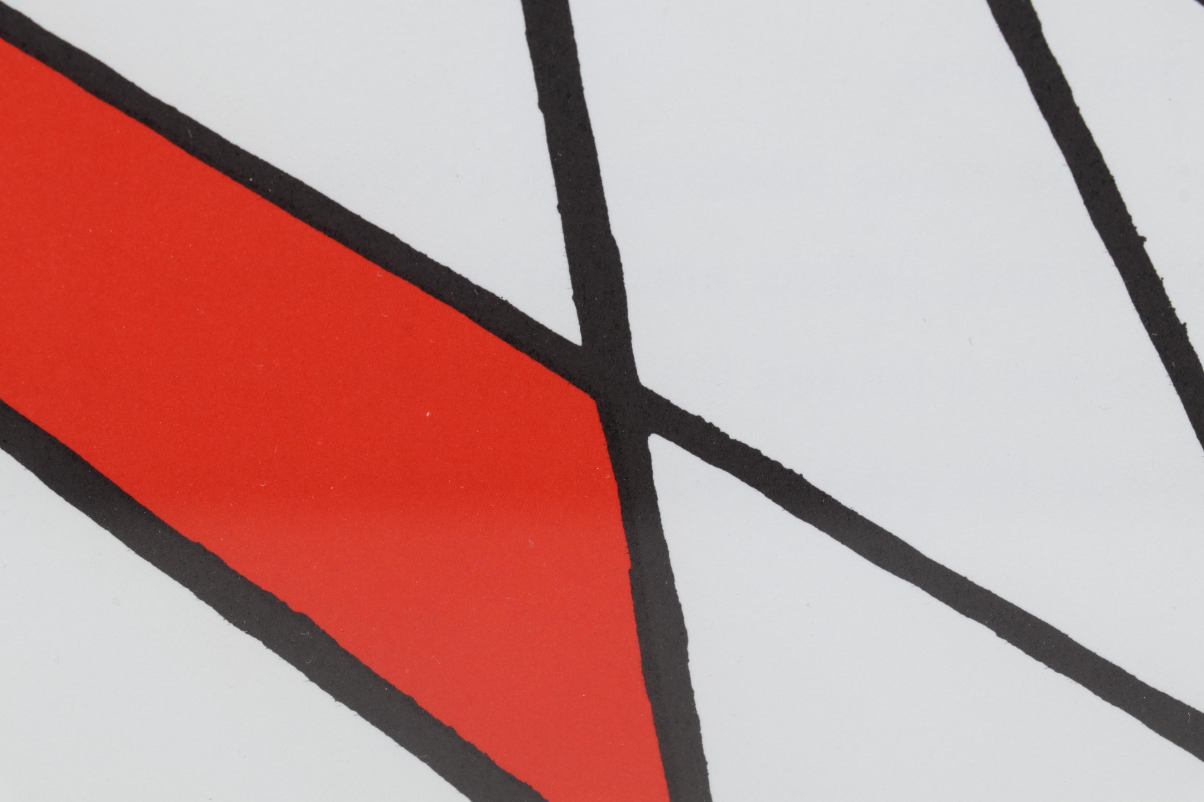 Alexander Calder Double-Page Color Lithograph for "Derrière le Miroir," 1963