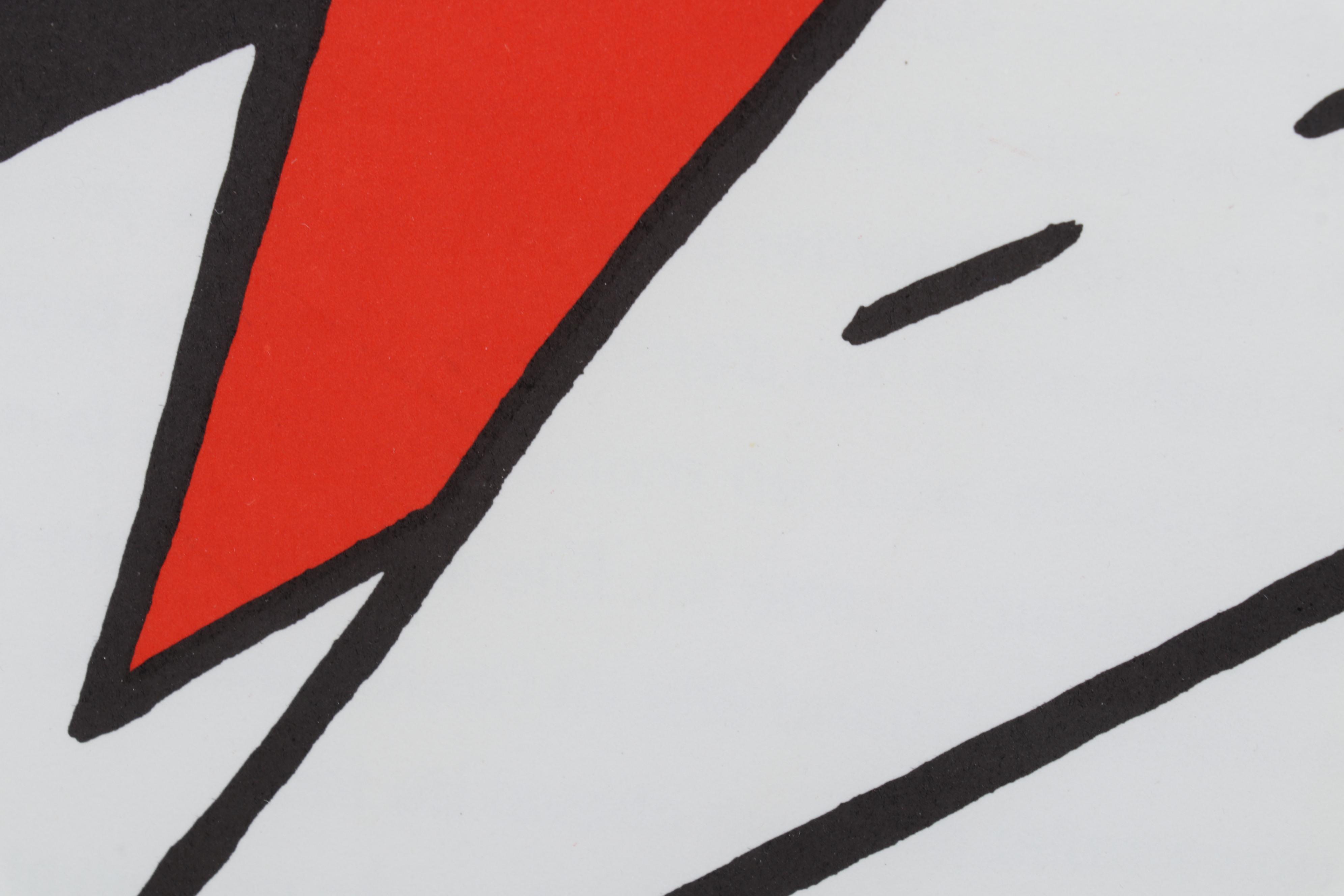 Alexander Calder Double-Page Color Lithograph for "Derrière le Miroir," 1963