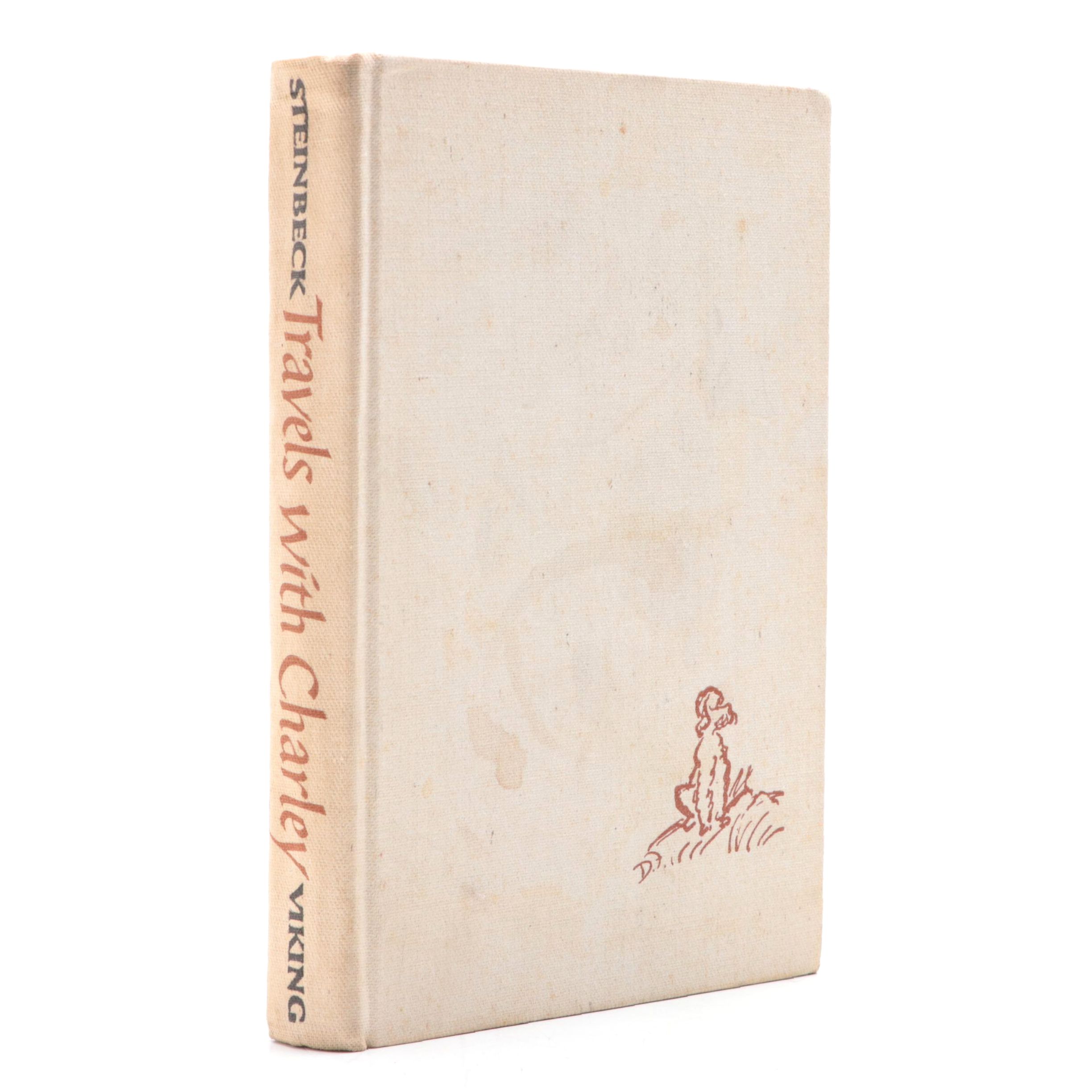Book Club Edition "Travels with Charley" by John Steinbeck, 1962