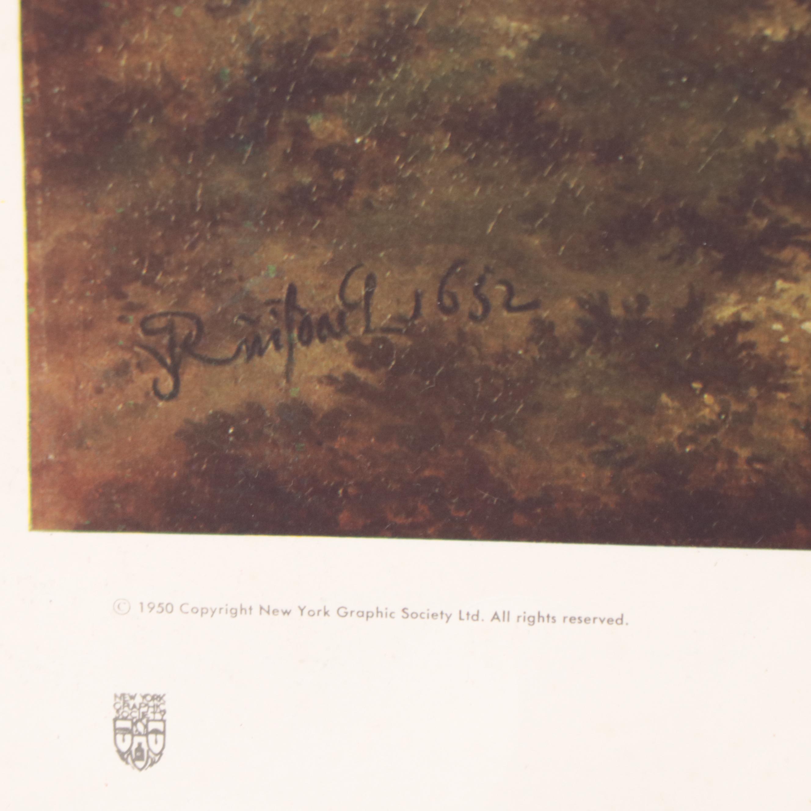 Giclée After Jacob Isaacksz van Ruisdael "Landscape," Late 20th Century