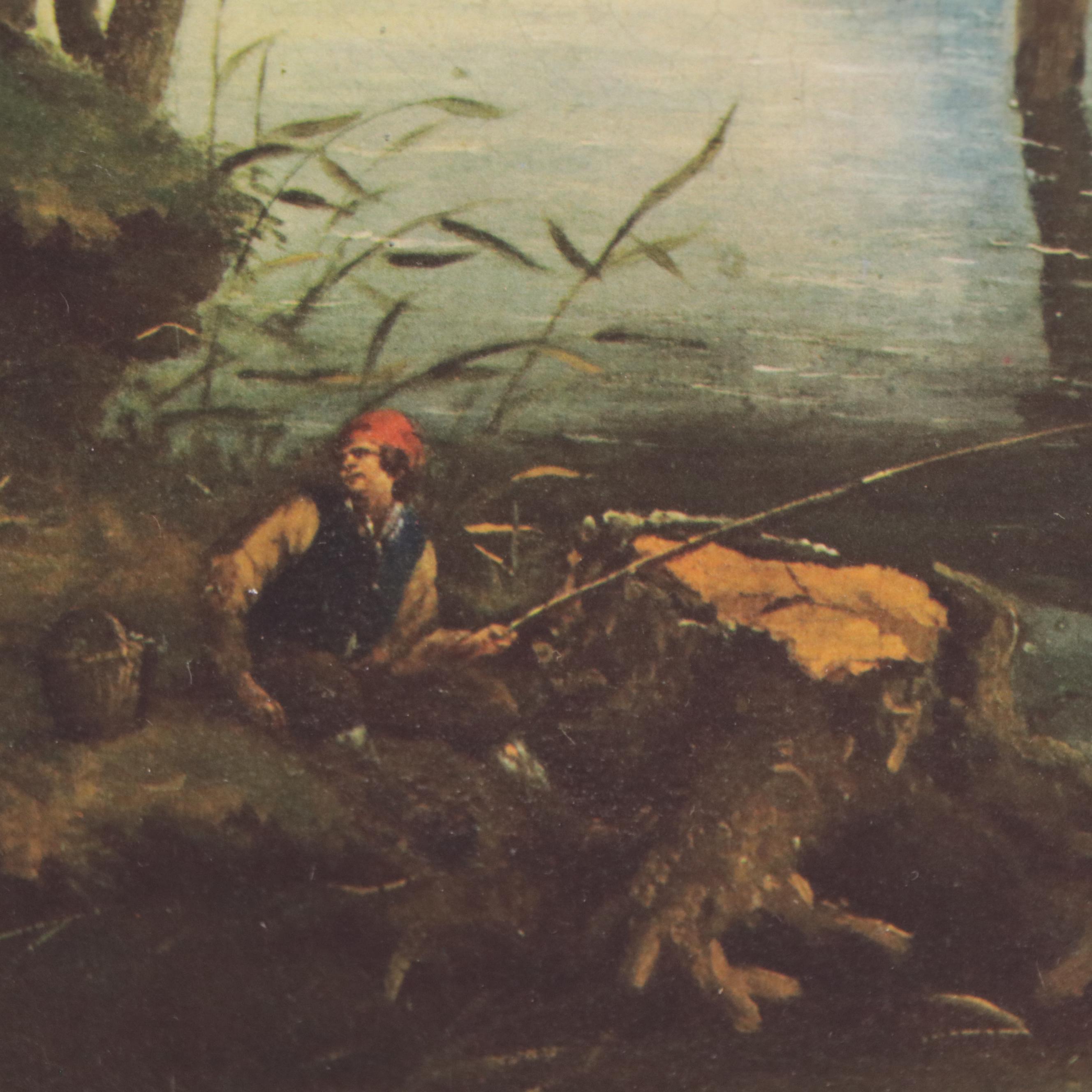 Giclée After Jacob Isaacksz van Ruisdael "Landscape," Late 20th Century