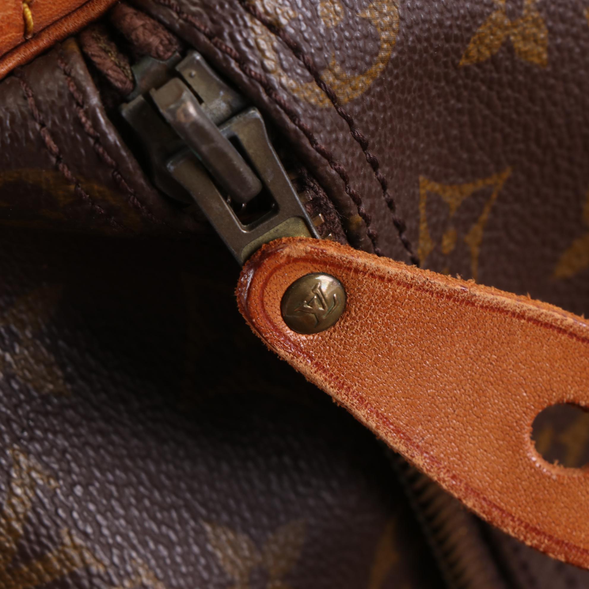 Louis Vuitton Keepall 50 in Monogram Canvas and Vachetta Leather