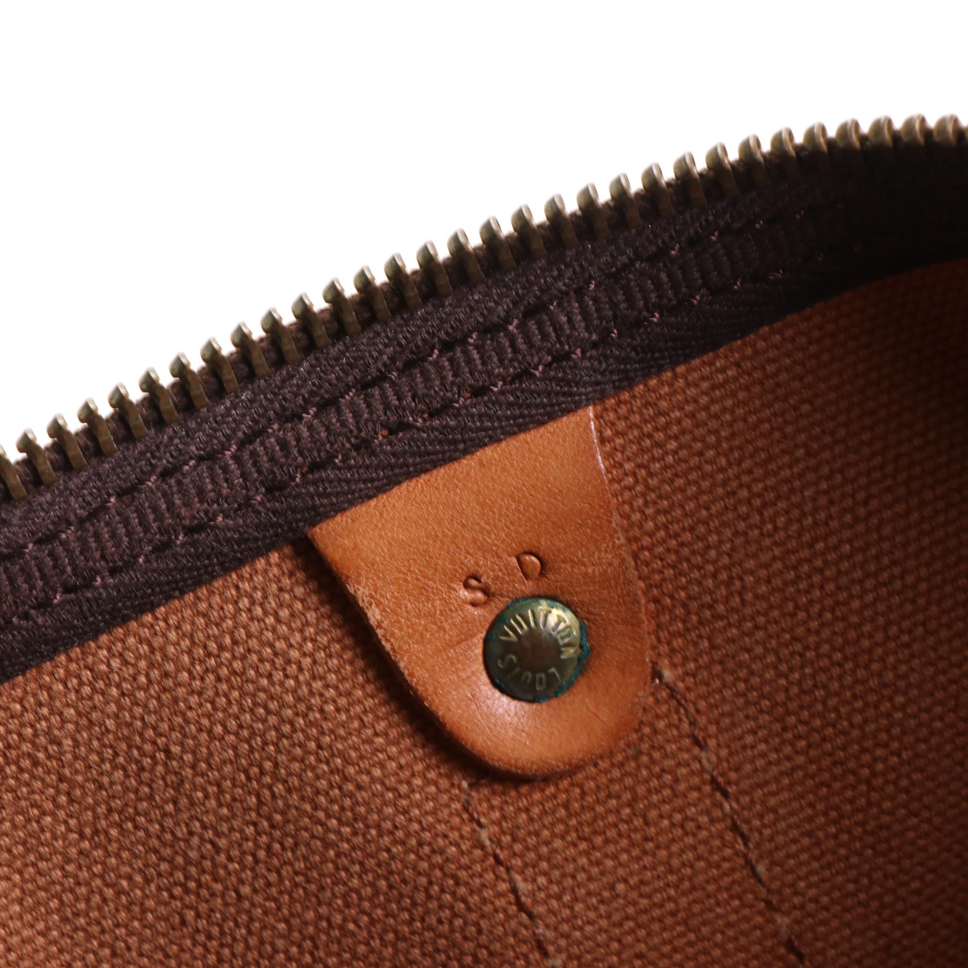 Louis Vuitton Keepall 50 in Monogram Canvas and Vachetta Leather