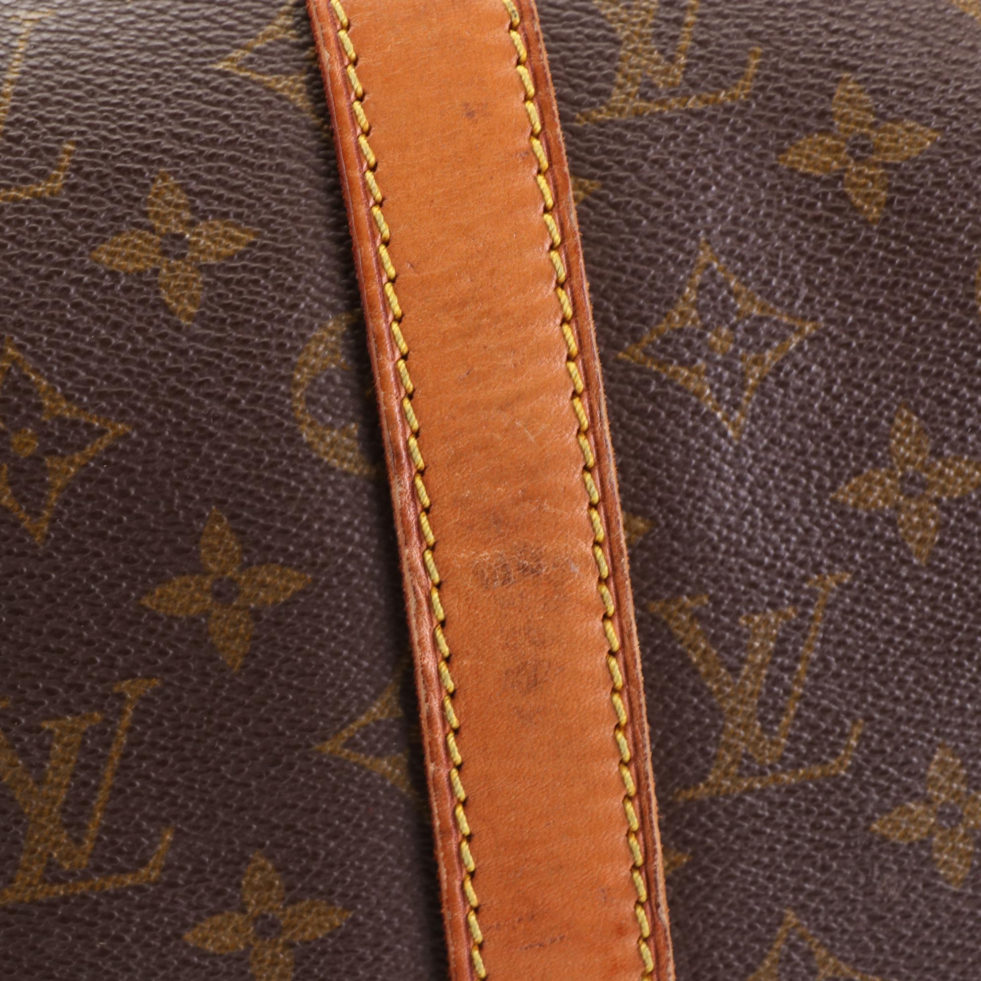 Louis Vuitton Keepall 50 in Monogram Canvas and Vachetta Leather