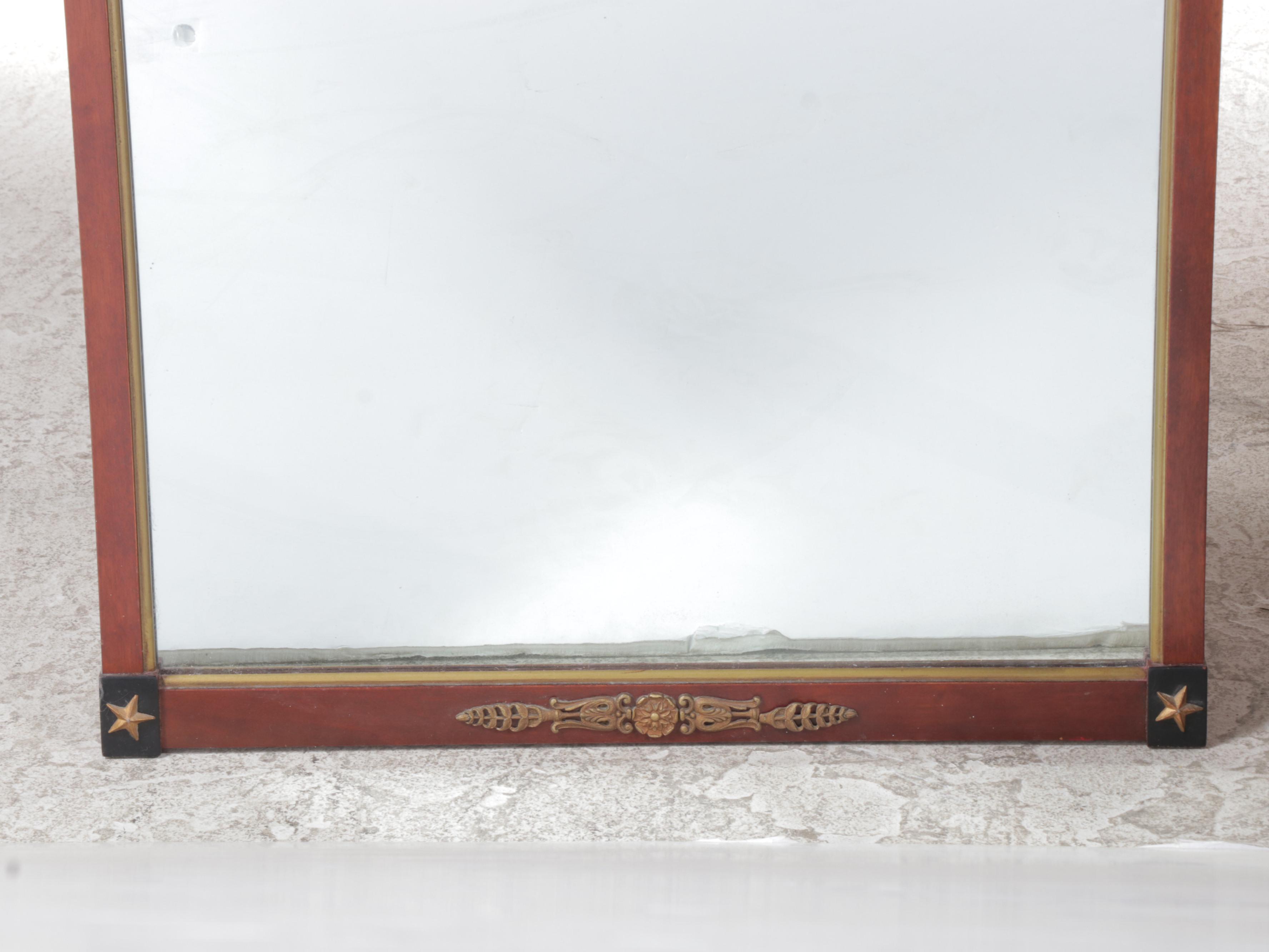 Northern Furniture Co. Neoclassical Style Mahogany Vanity w/ Stool & Mirror