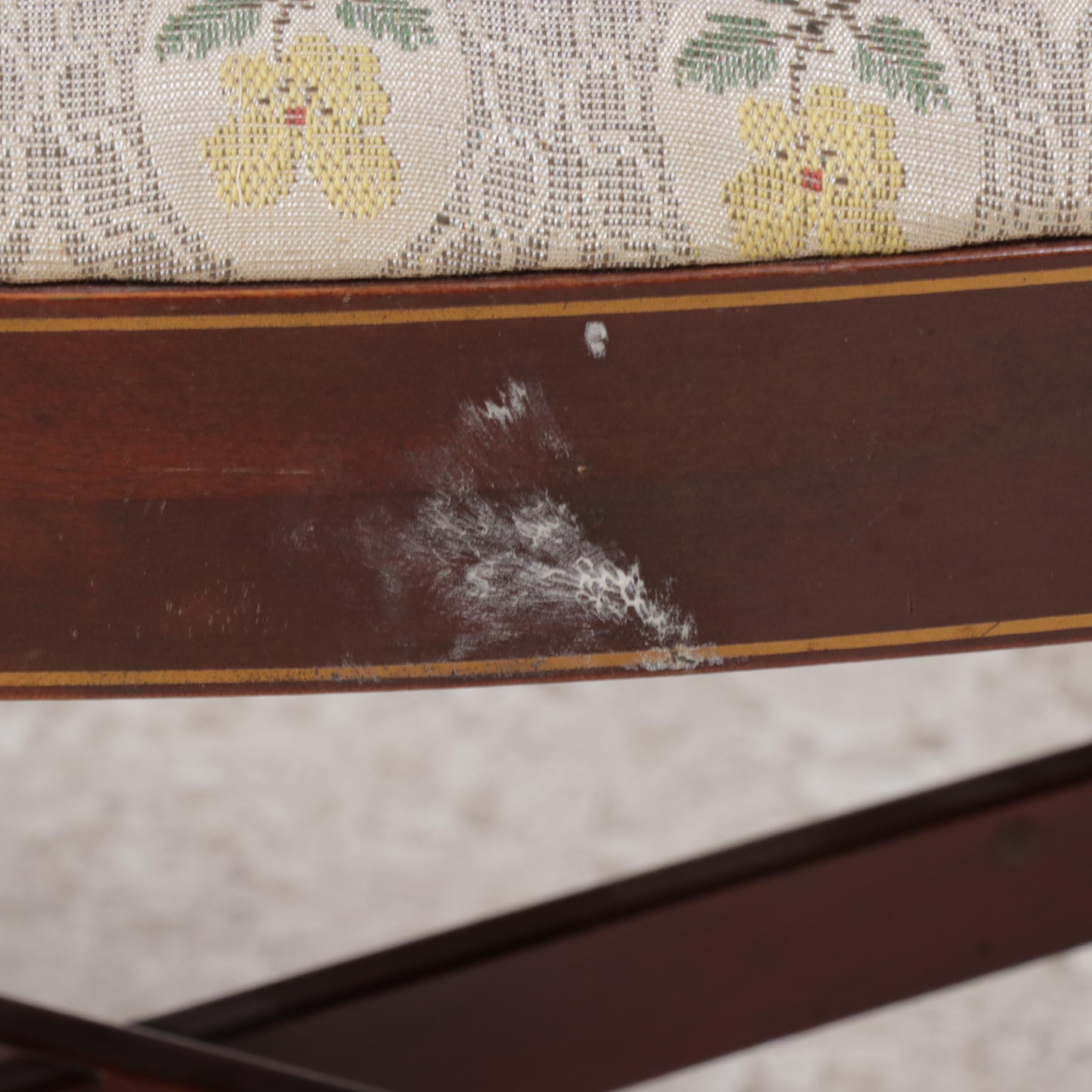 Northern Furniture Co. Neoclassical Style Mahogany Vanity w/ Stool & Mirror