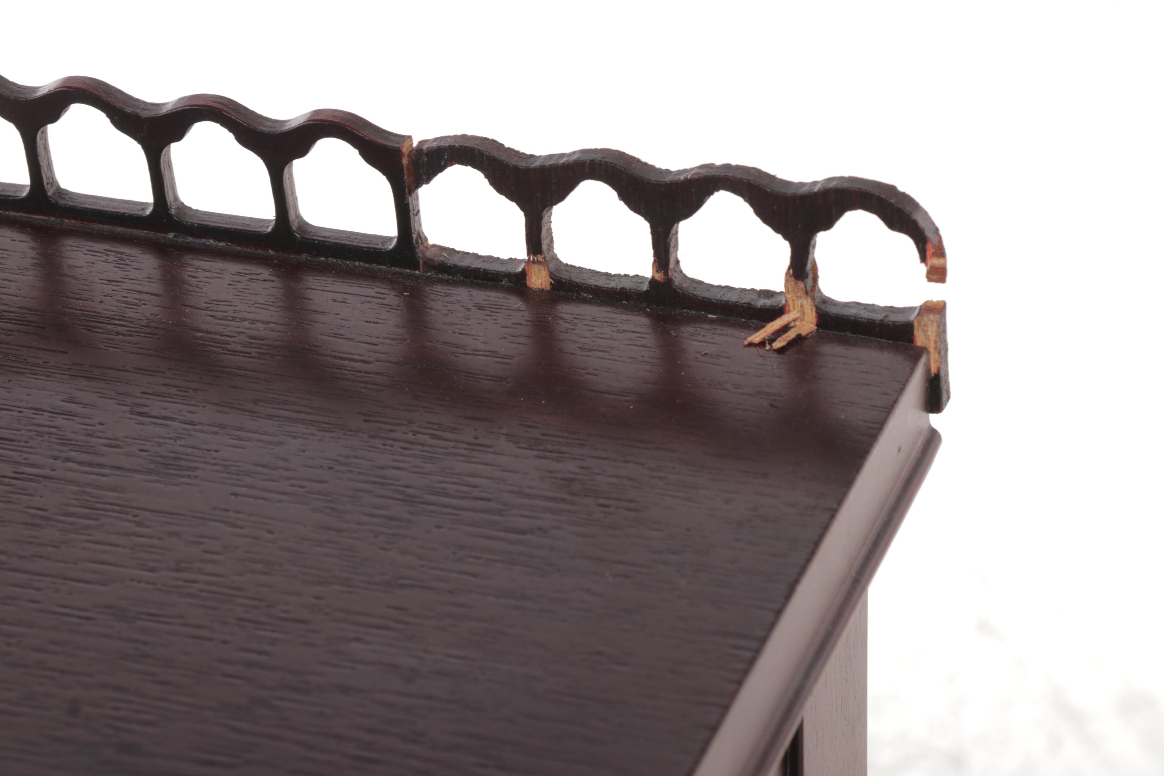 Northern Furniture Co. Neoclassical Style Mahogany Vanity w/ Stool & Mirror