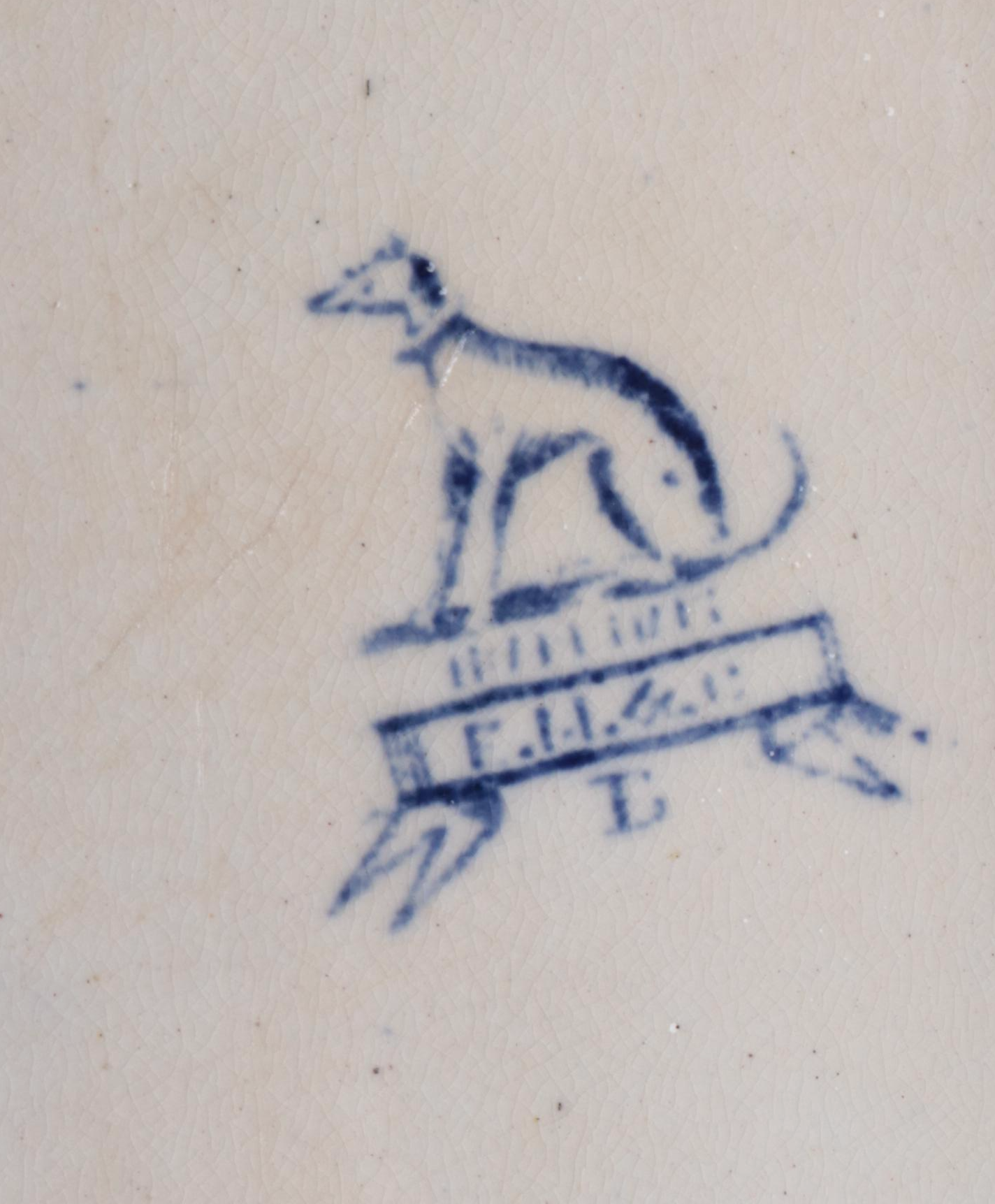 Malkin Edge & Co. English Earthenware Blue Willow Platter, 1871-1891