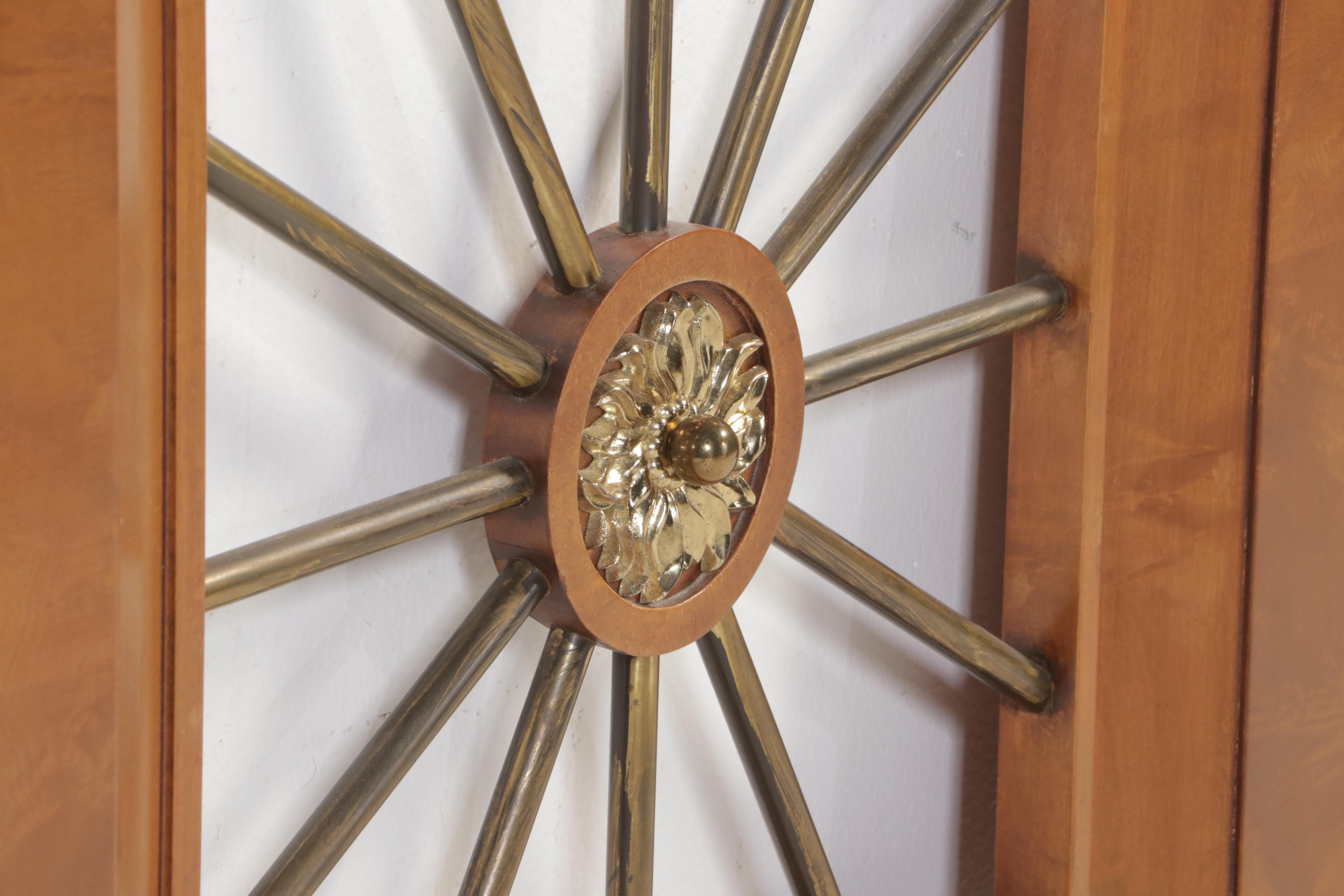 Romweber Empire Style Mahogany, Maple, and Burlwood Full/Queen Size Headboard