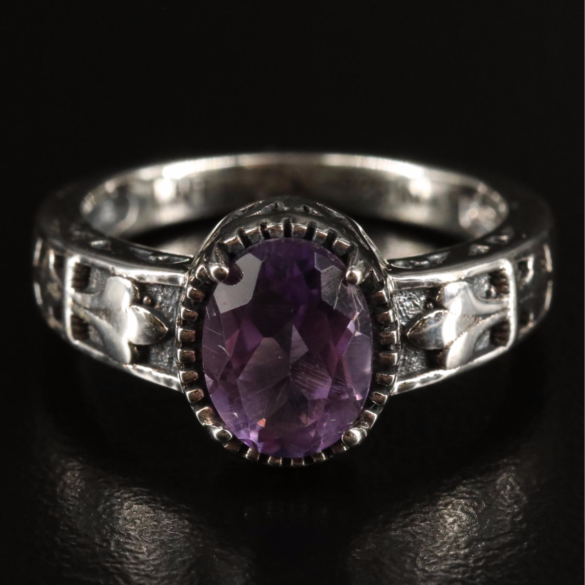 Sterling Amethyst Ring
