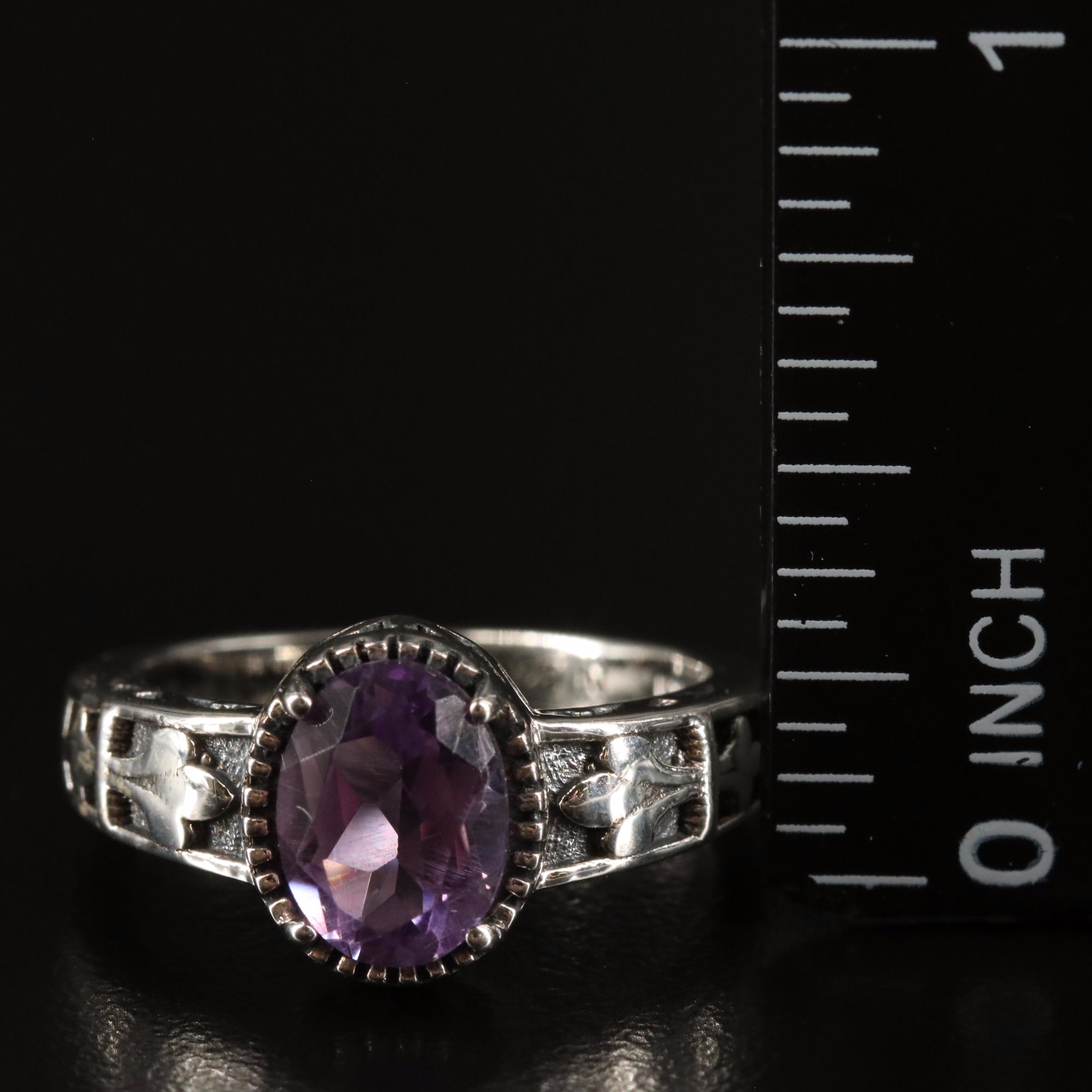 Sterling Amethyst Ring
