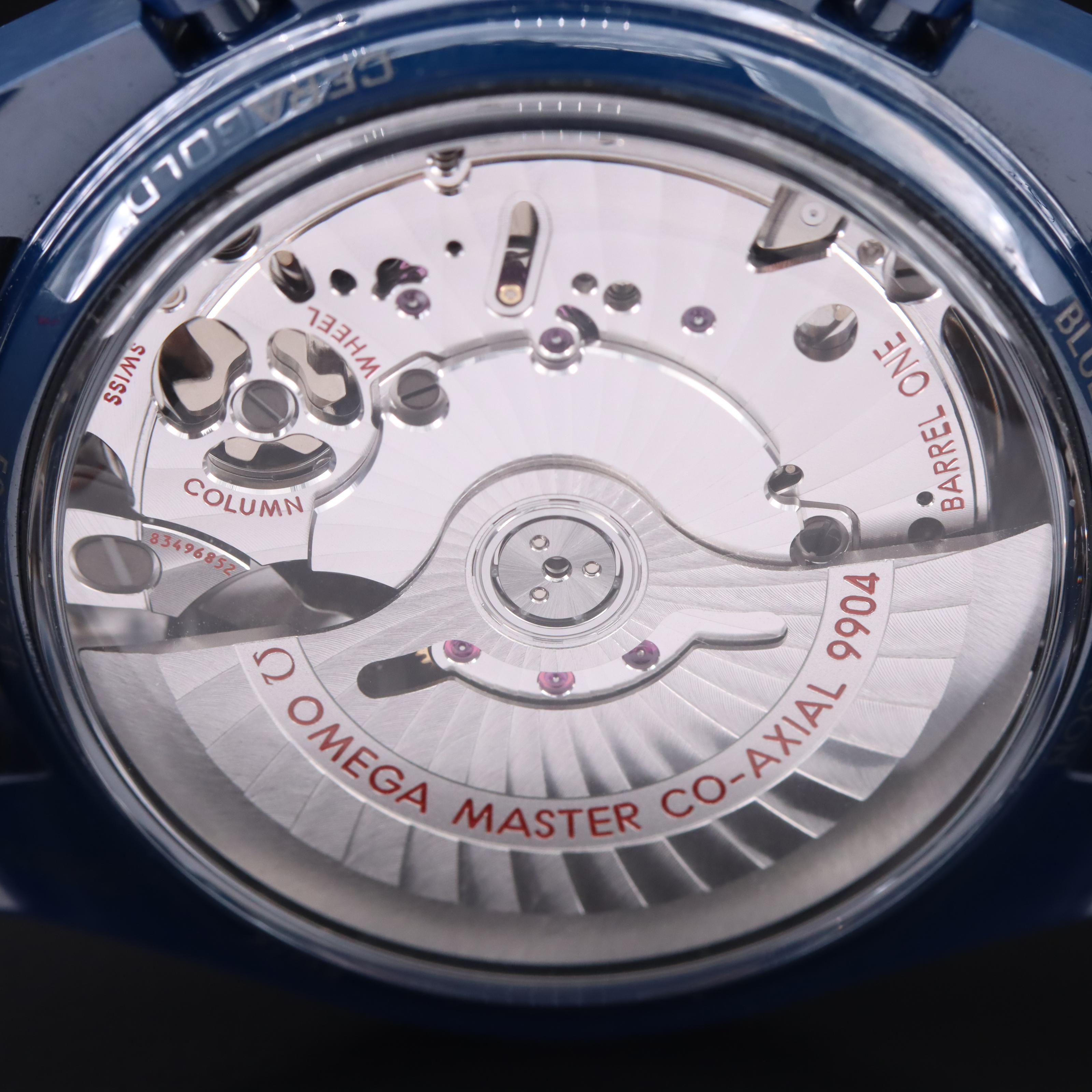 Omega Speedmaster Blue Side of the Moon Chronograph Watch