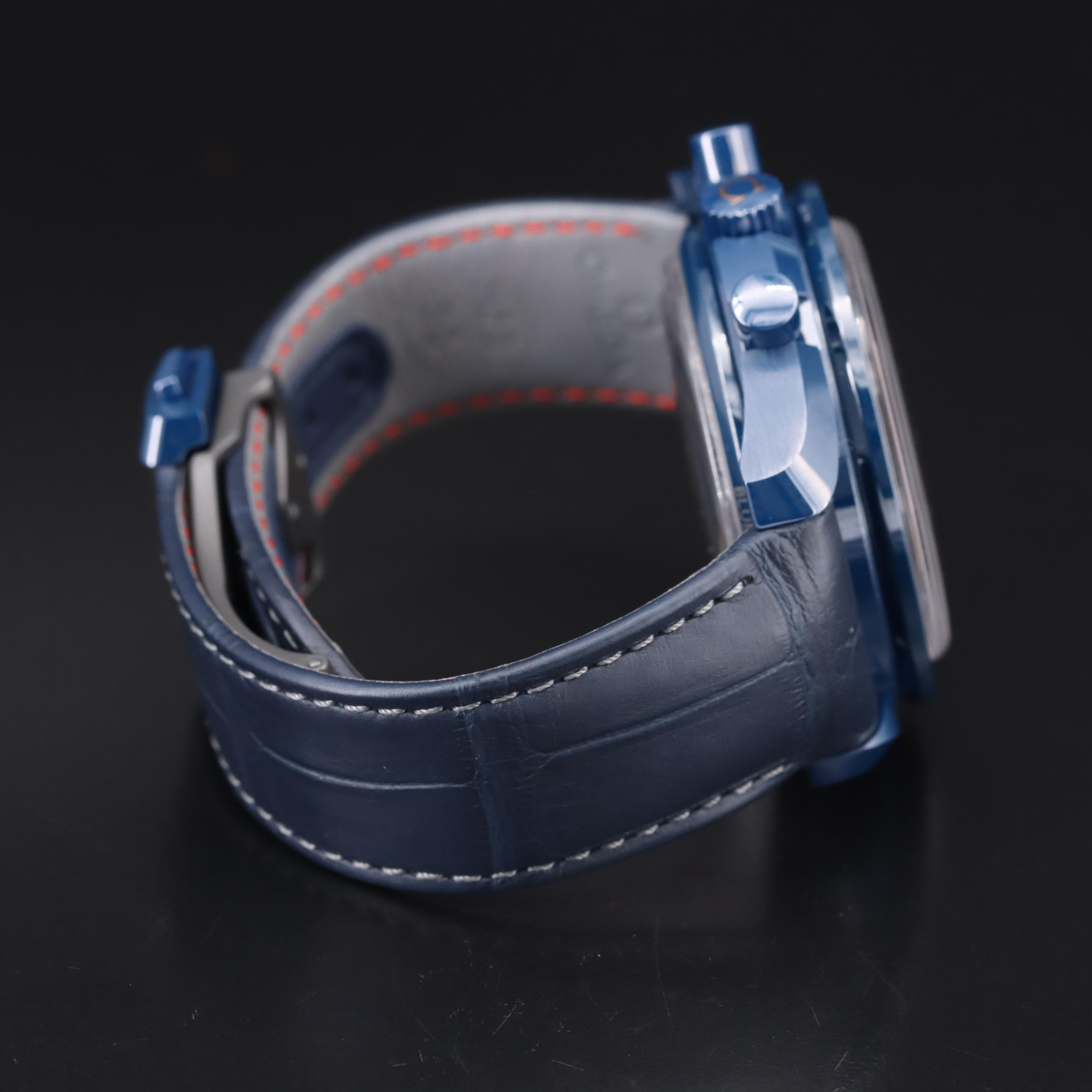 Omega Speedmaster Blue Side of the Moon Chronograph Watch