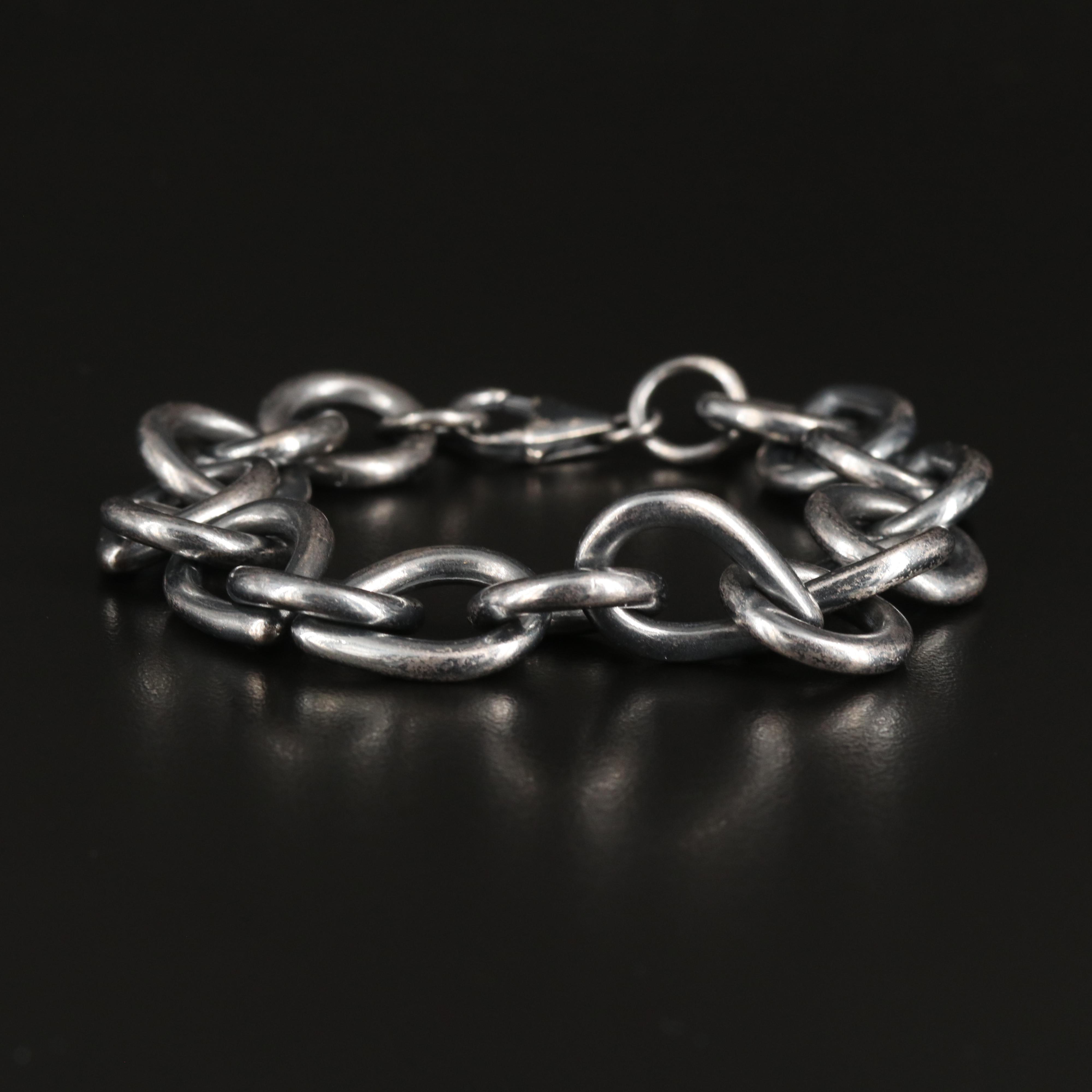 Sterling Cable Chain Bracelet