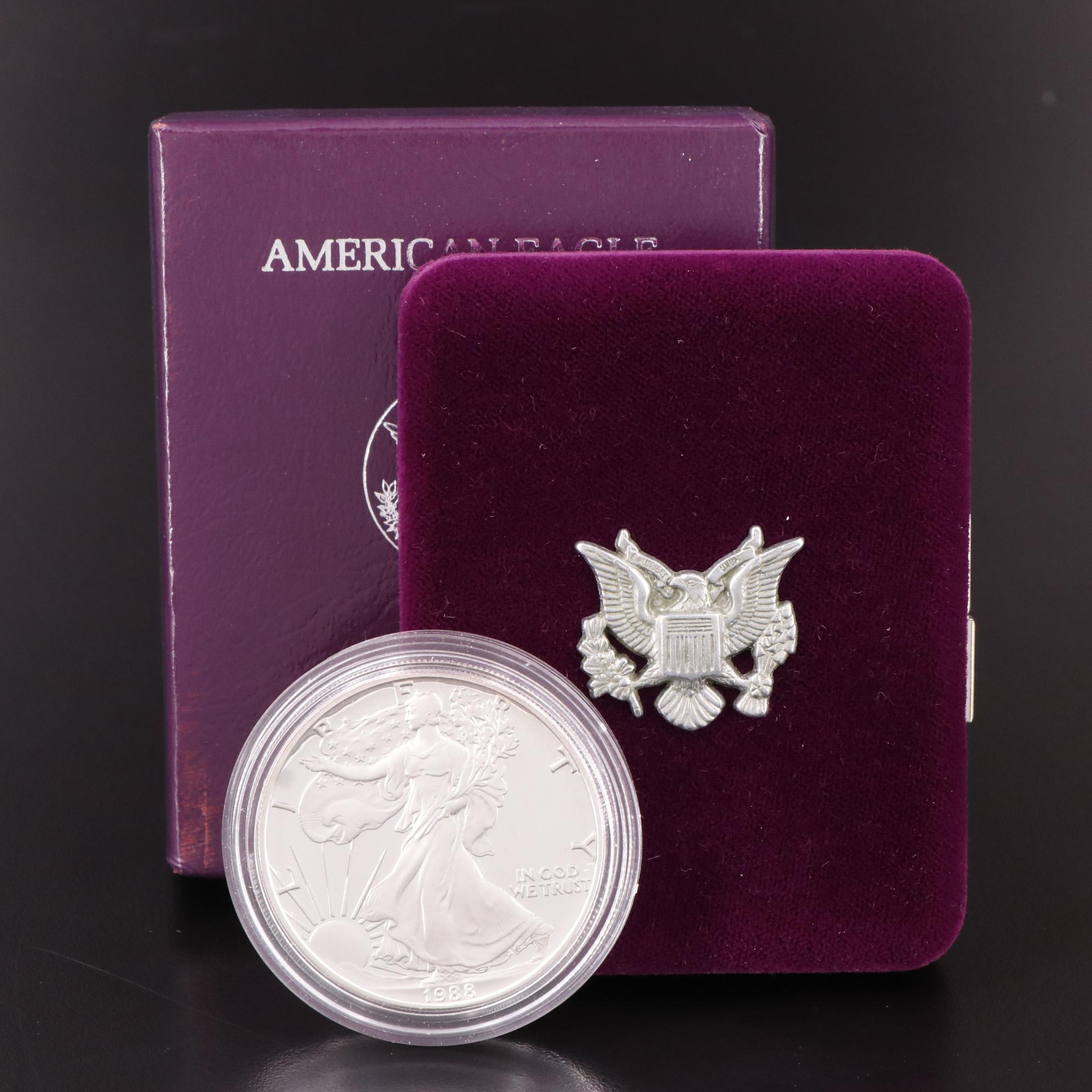 Twenty-Five Proof American Silver Eagle Bullion Coins, 1986–2008