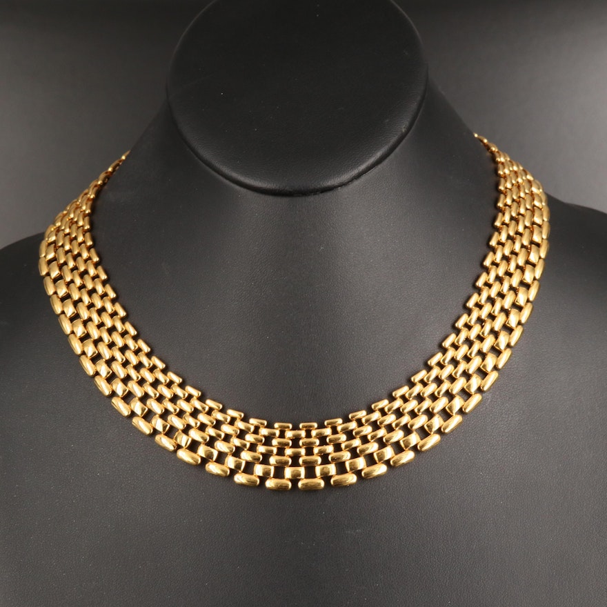 Napier Panther Link Necklace