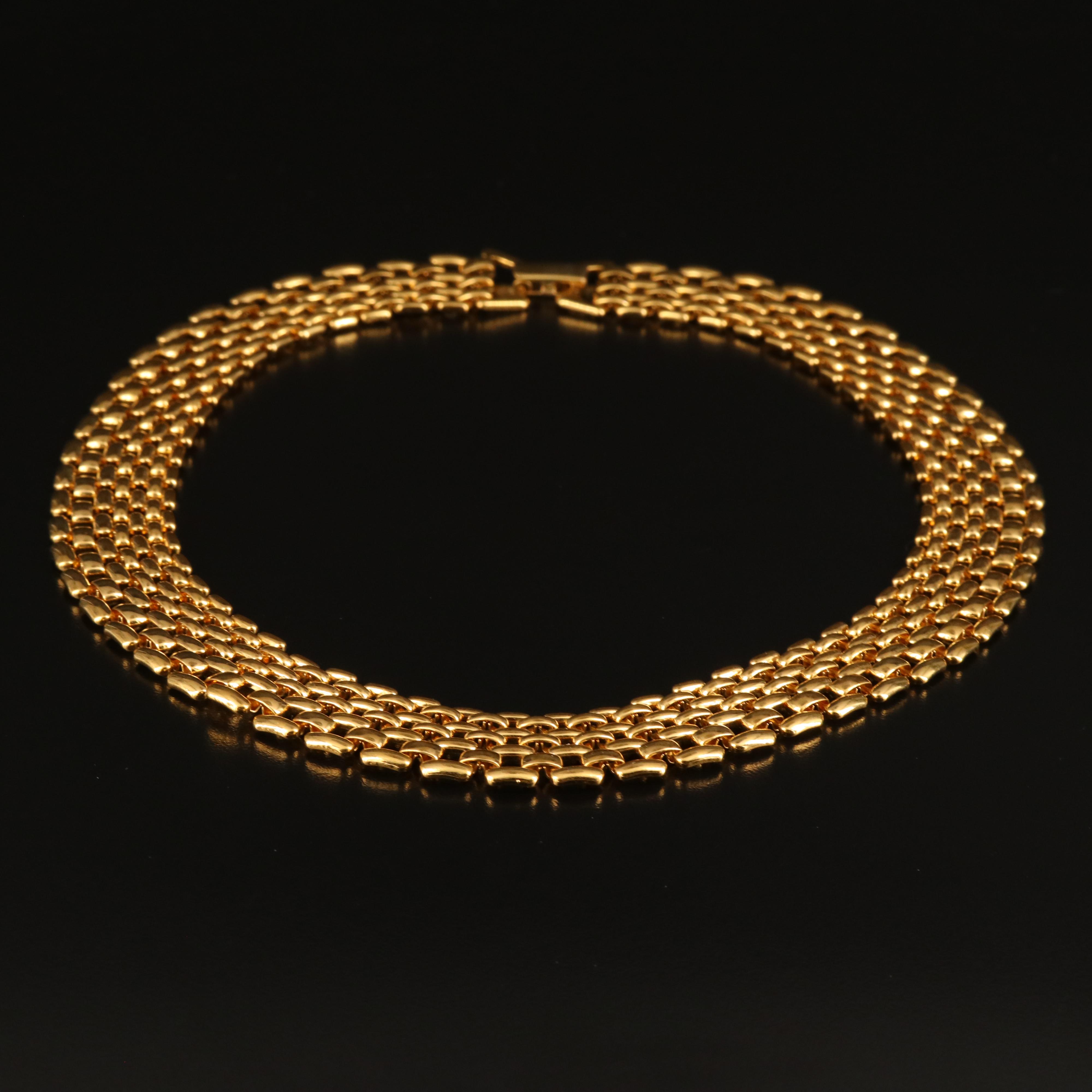 Napier Panther Link Necklace