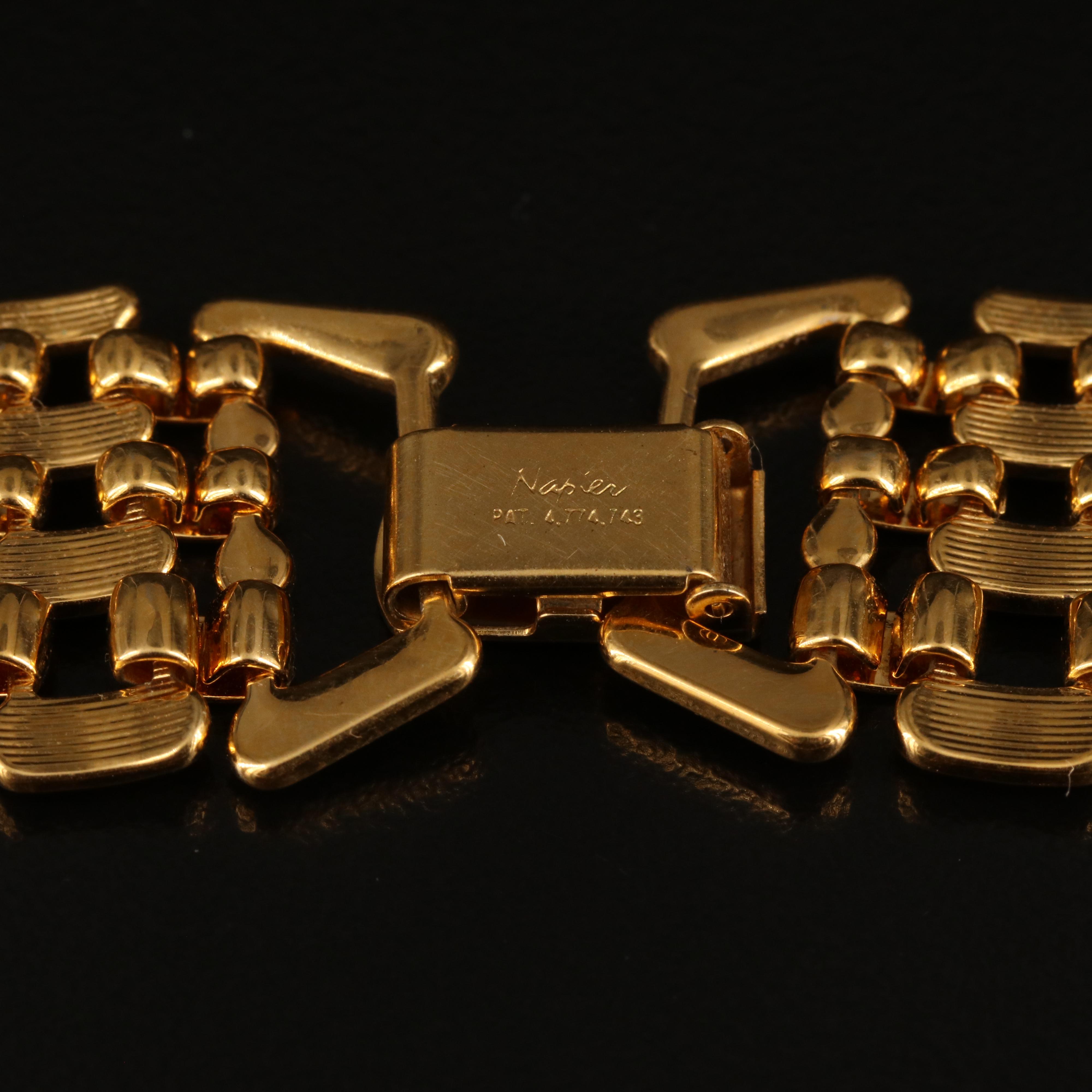 Napier Panther Link Necklace