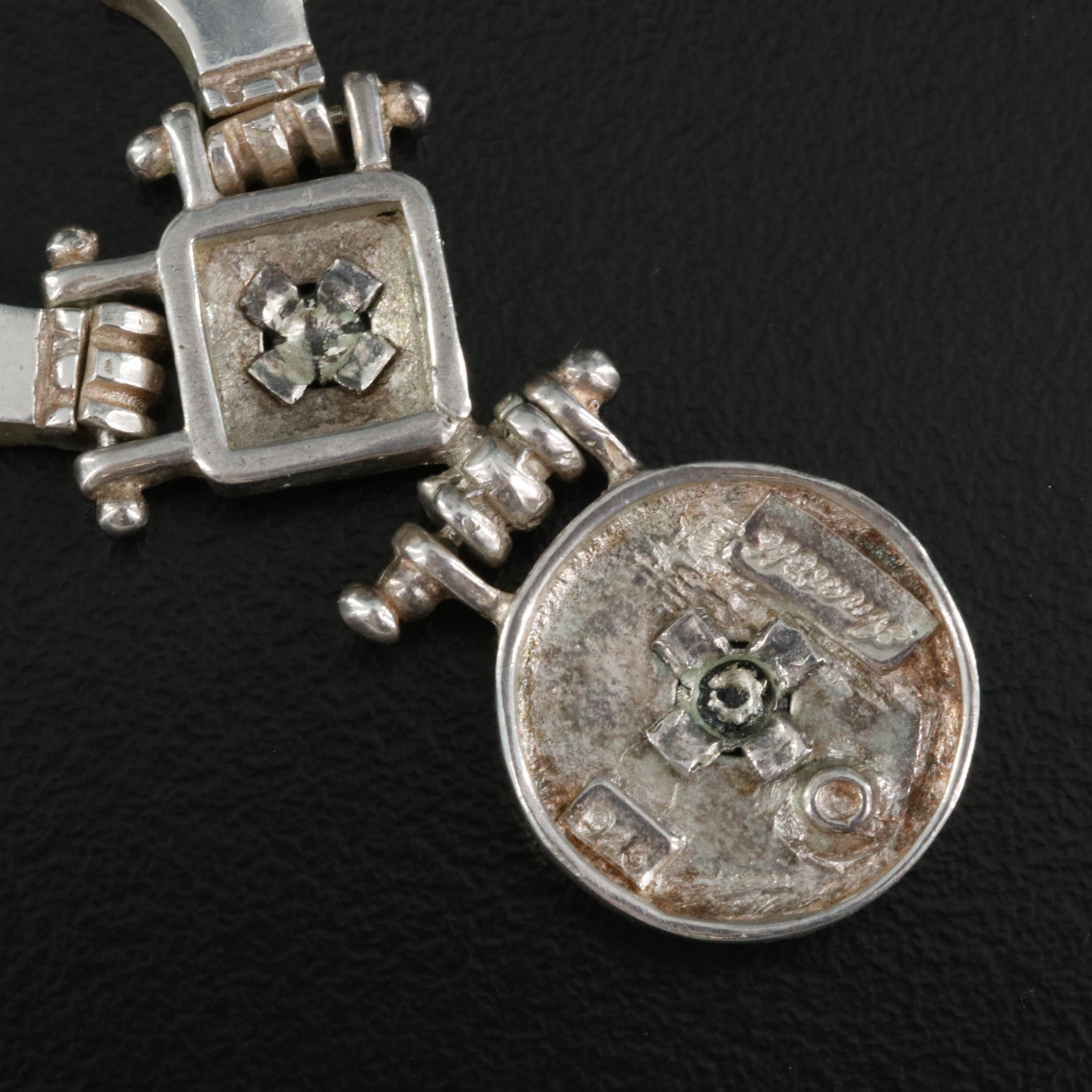 Israeli Or Paz and Anatoli Sterling Necklaces