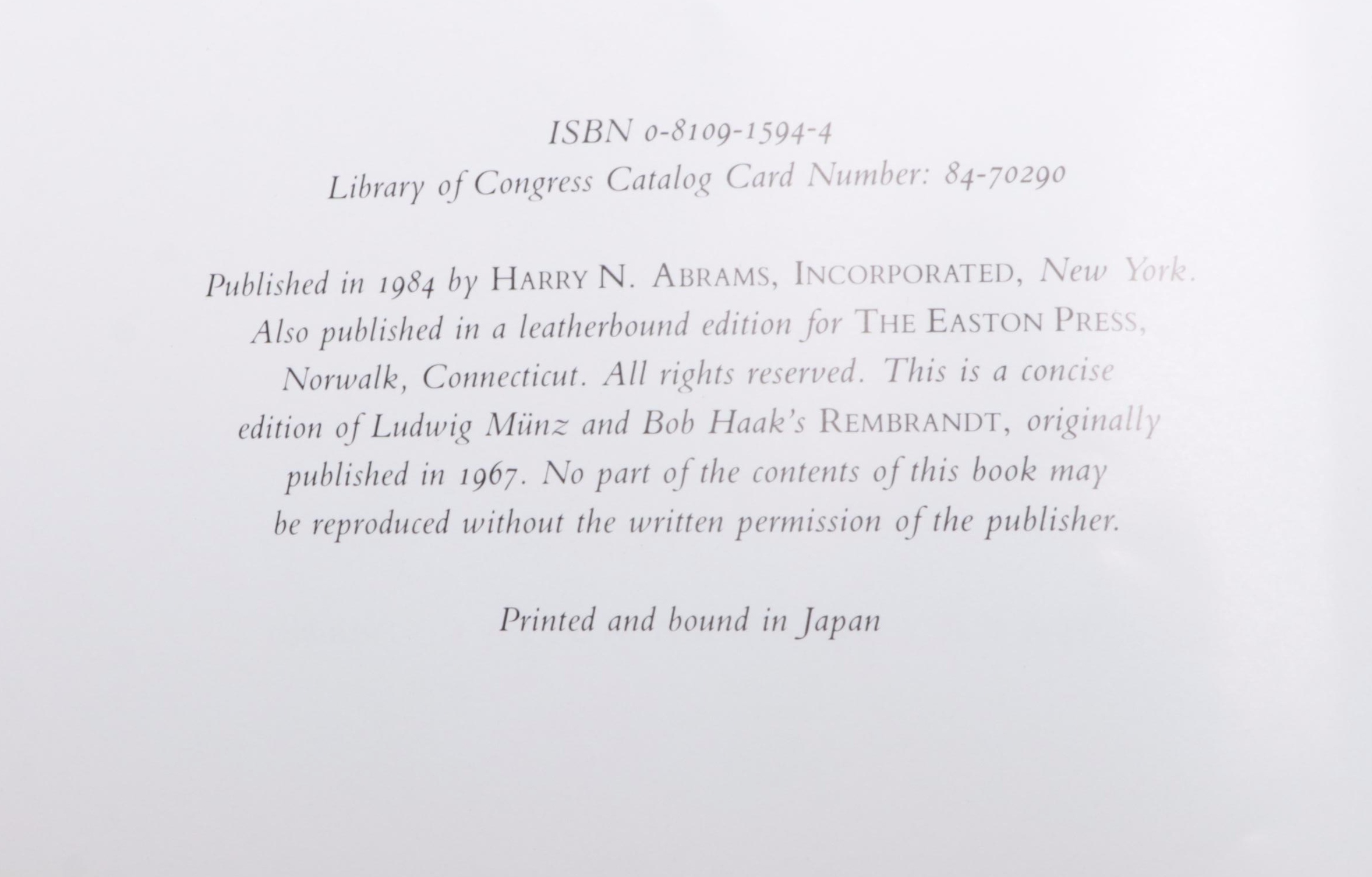 "Rembrandt Harmenszoon van Rijn" by Ludwig Münz and Bob Haak and More