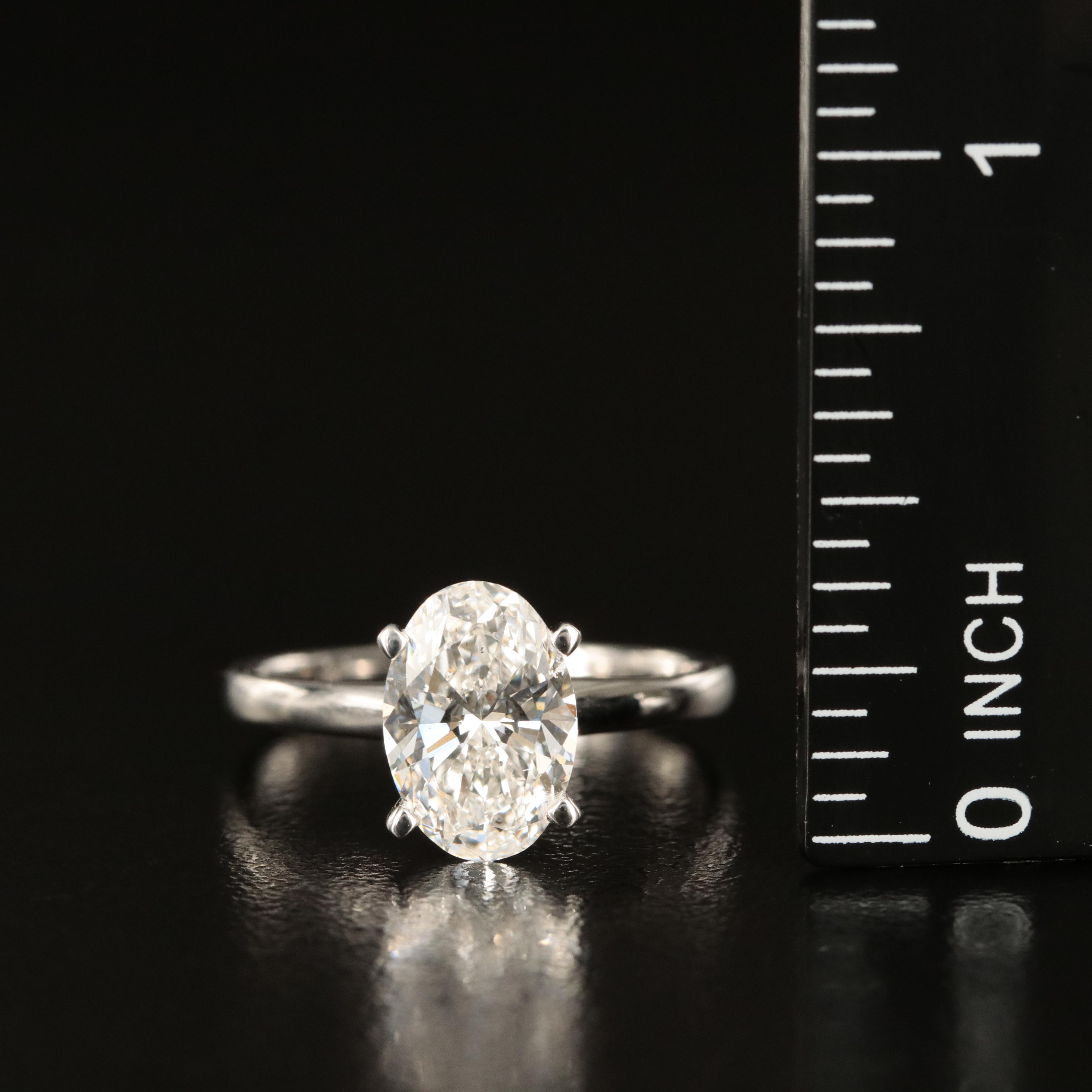 14K 2.06 CT Lab Grown Diamond Ring