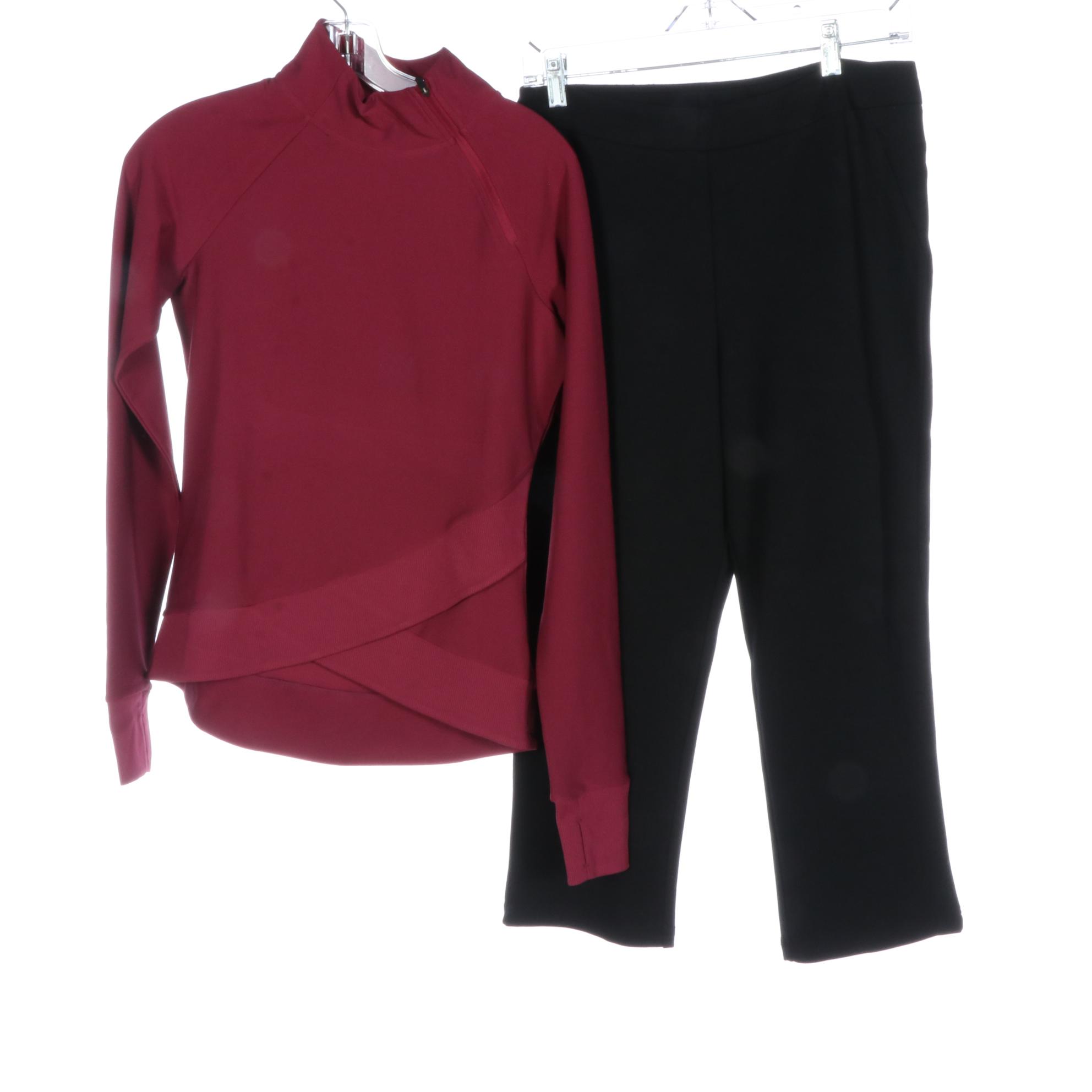 Nordstrom Wool Pants, Bob Mackie Wearable Art Top, with Other Tops and Pants