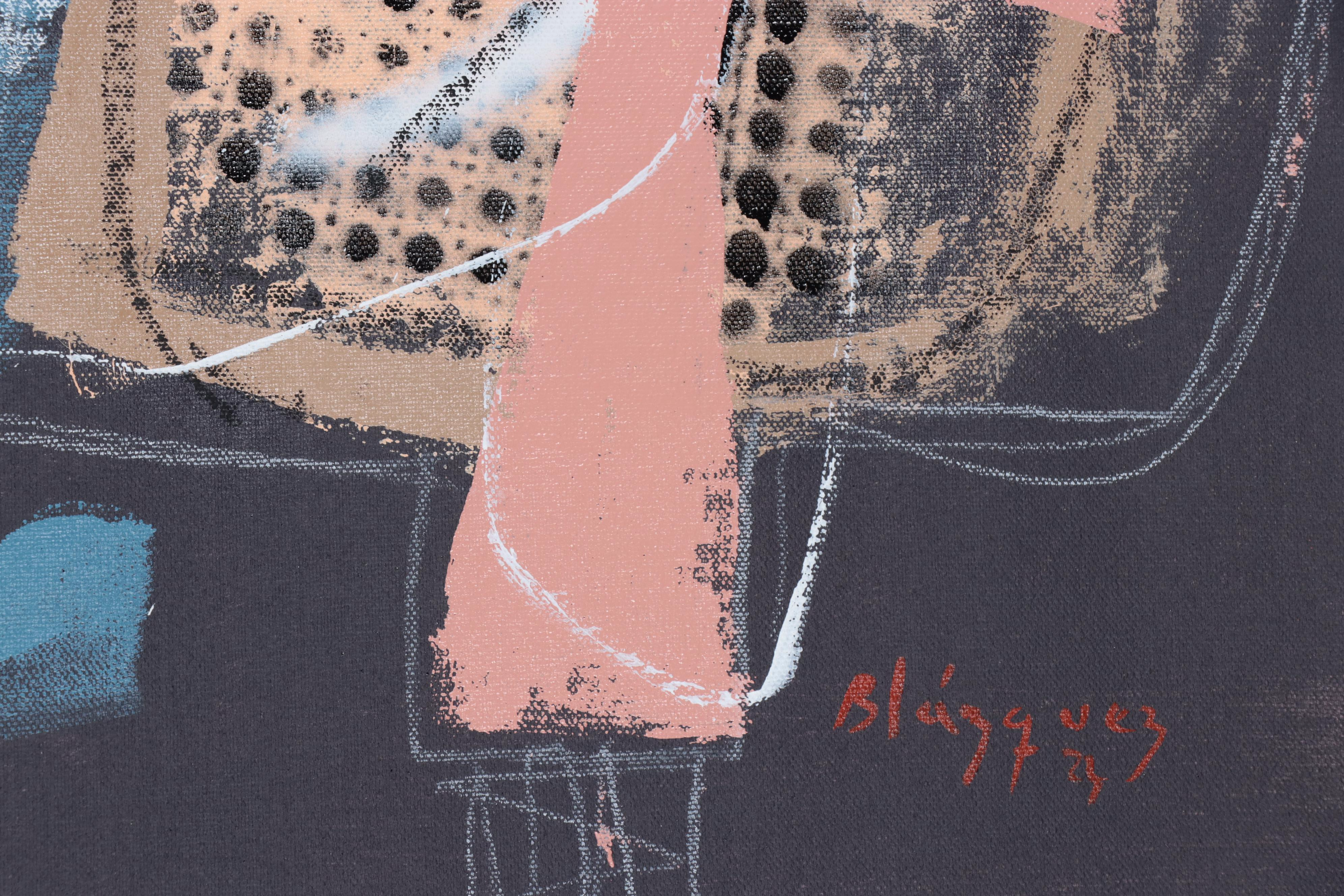 Michel Blázquez Large-Scale Abstract Acrylic Painting, 2023