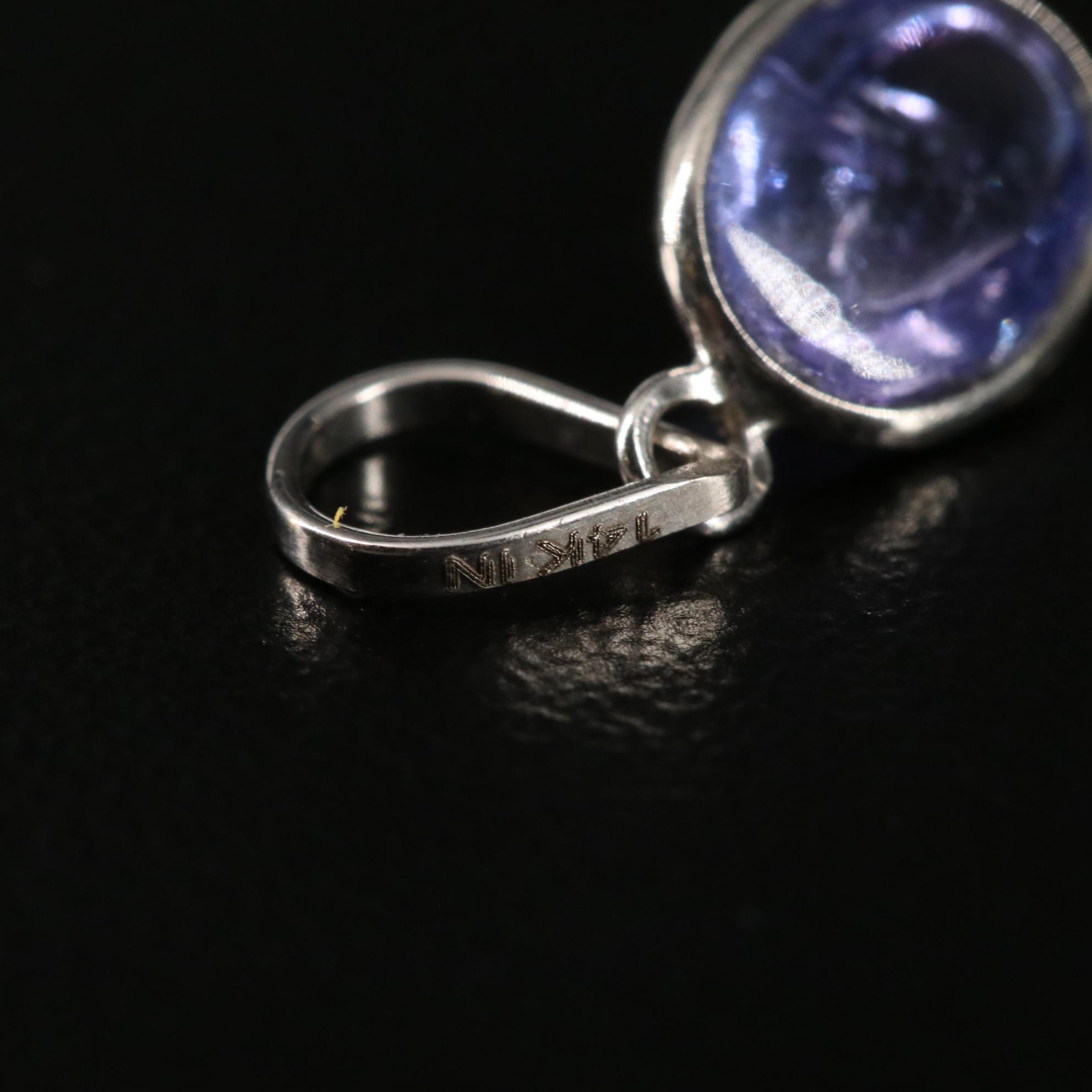 14K Tanzanite Pendant