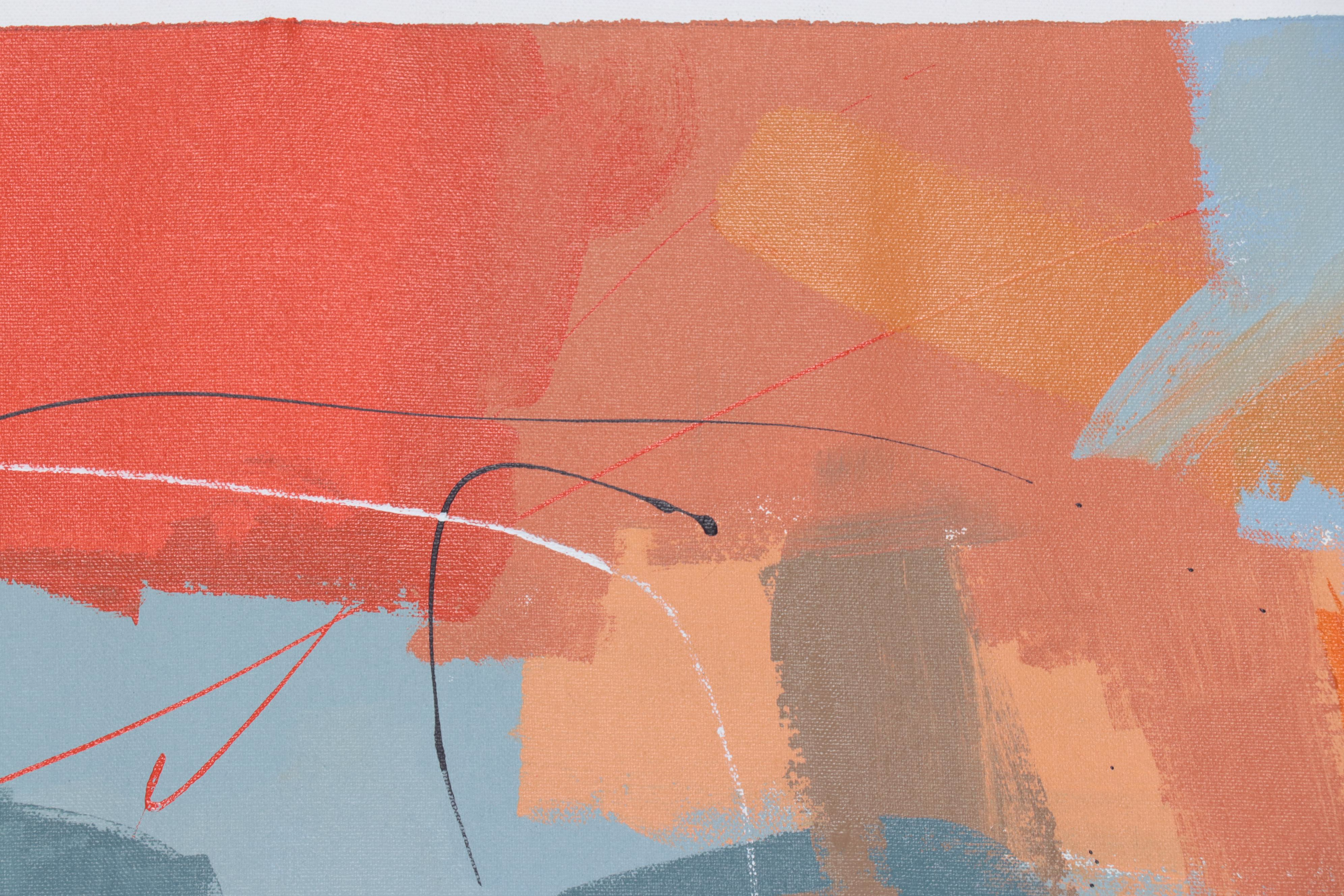 Michel Blázquez Large-Scale Abstract Acrylic Painting, 2023