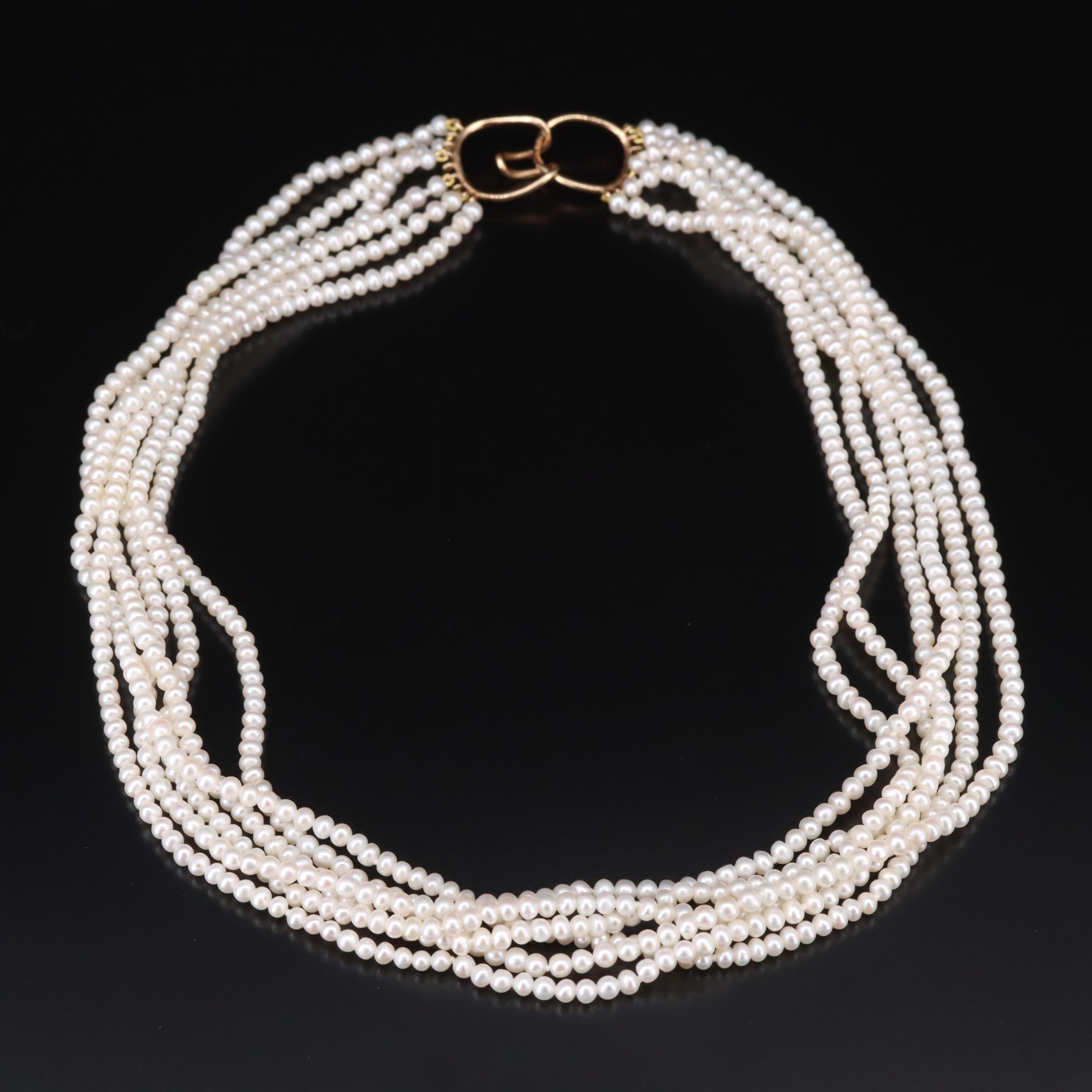 Pearl Torsade with 14K Clasp