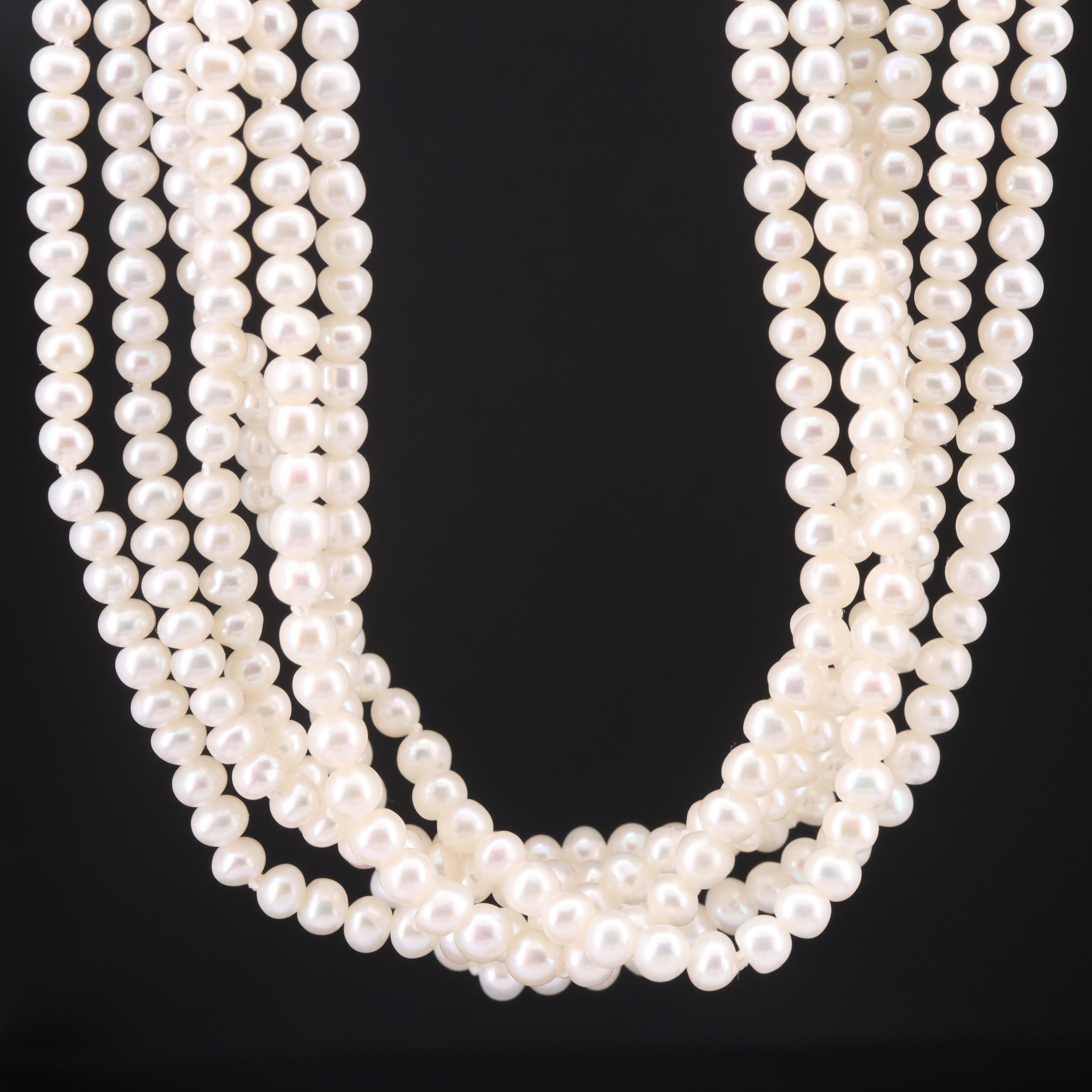 Pearl Torsade with 14K Clasp