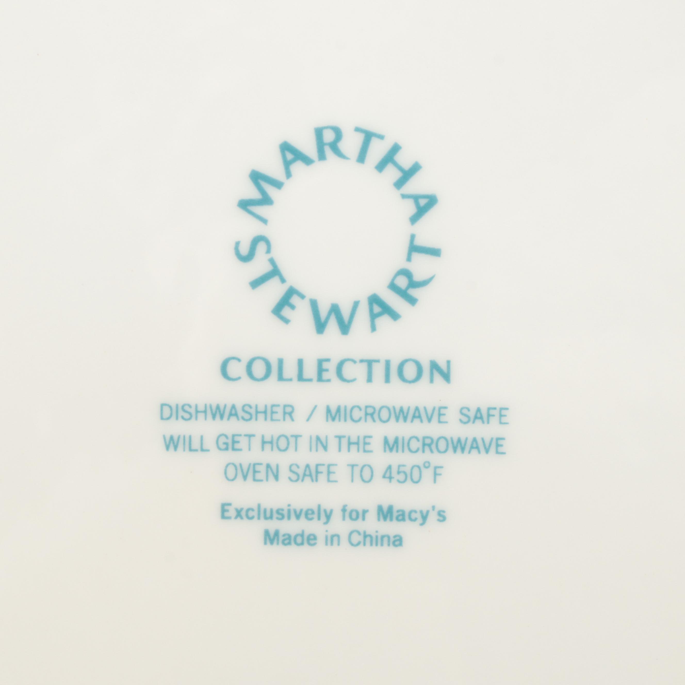 Martha Stewart Collection Plates with Other Table Accessories