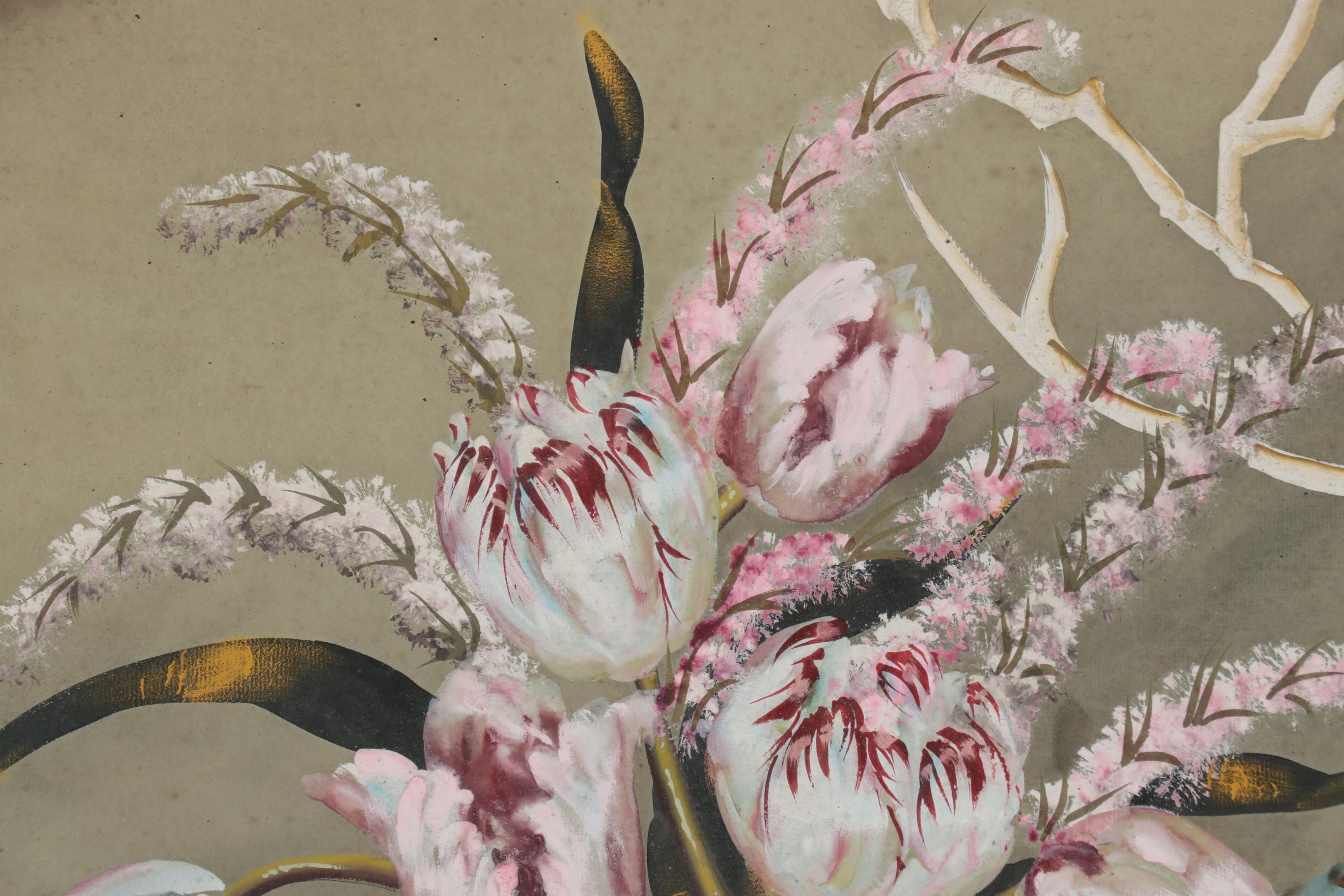 Zara Ellwood Still Life Gouache Painting