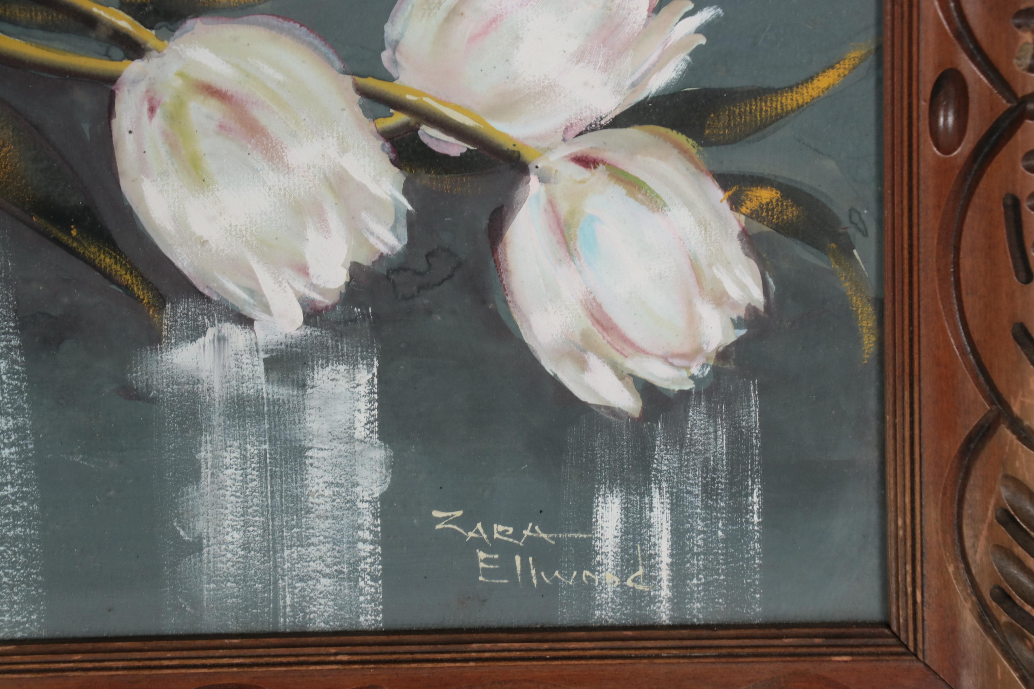 Zara Ellwood Still Life Gouache Painting