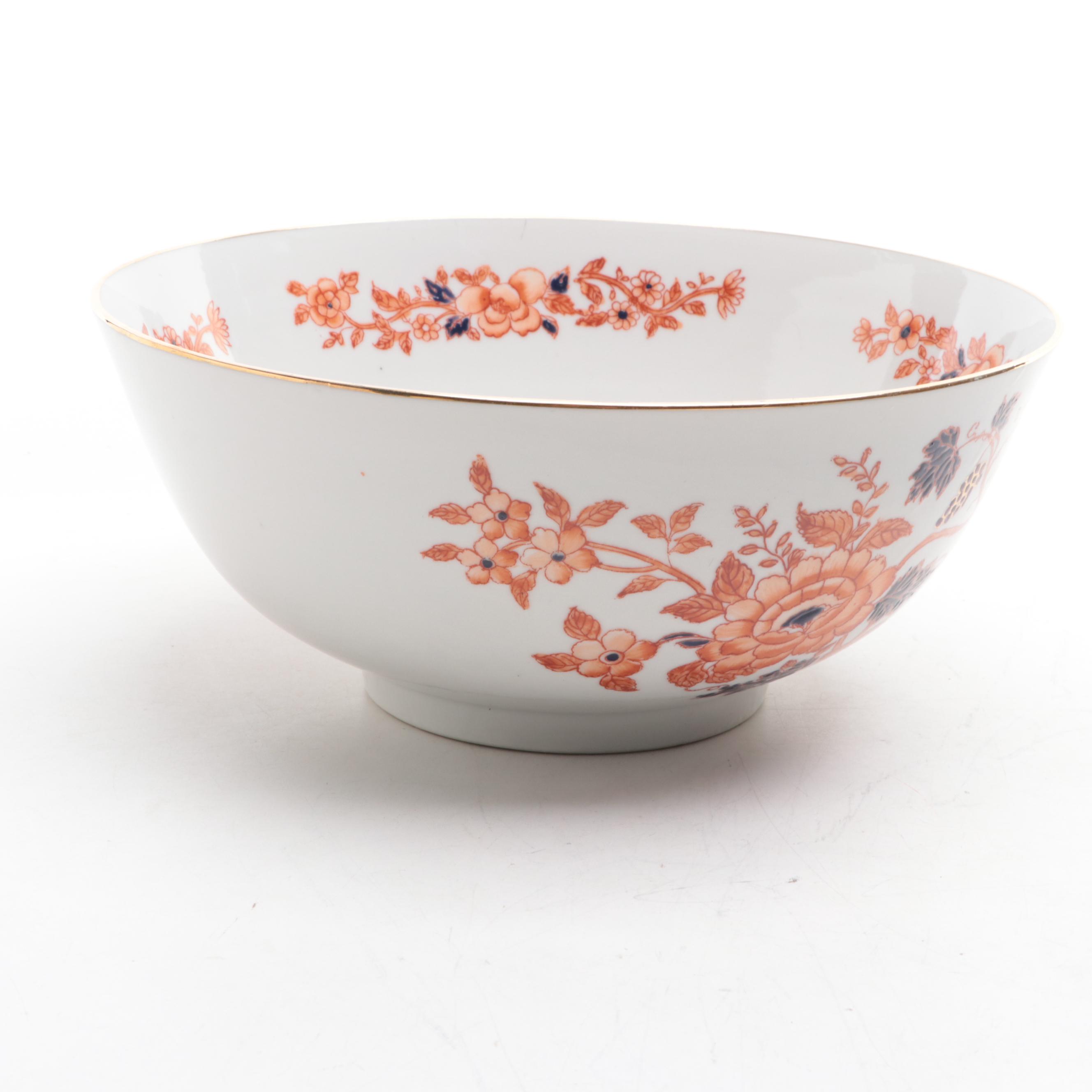 Chinese Blue and White Rice Grain Porcelain Bowl with Japanese Bowl