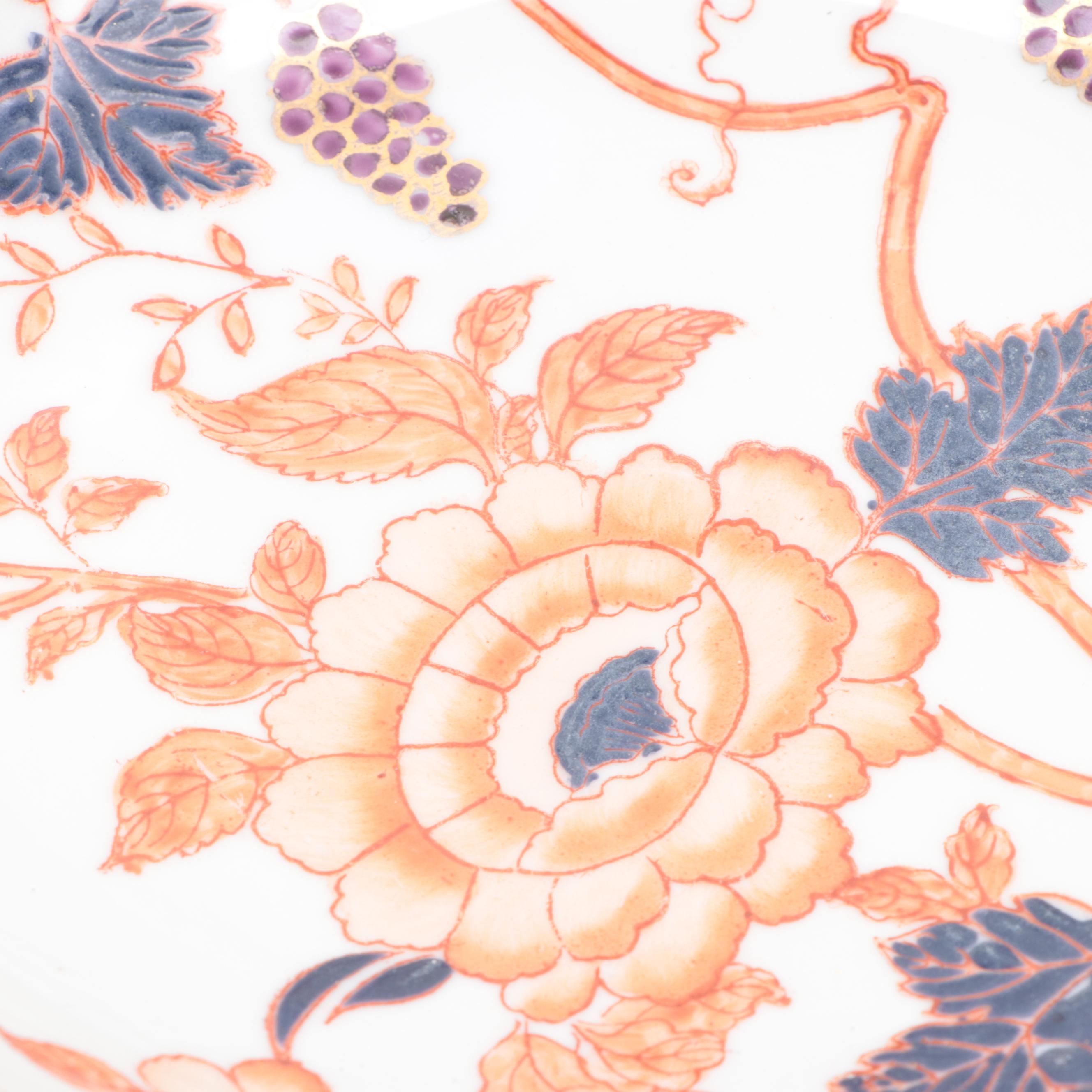 Chinese Blue and White Rice Grain Porcelain Bowl with Japanese Bowl