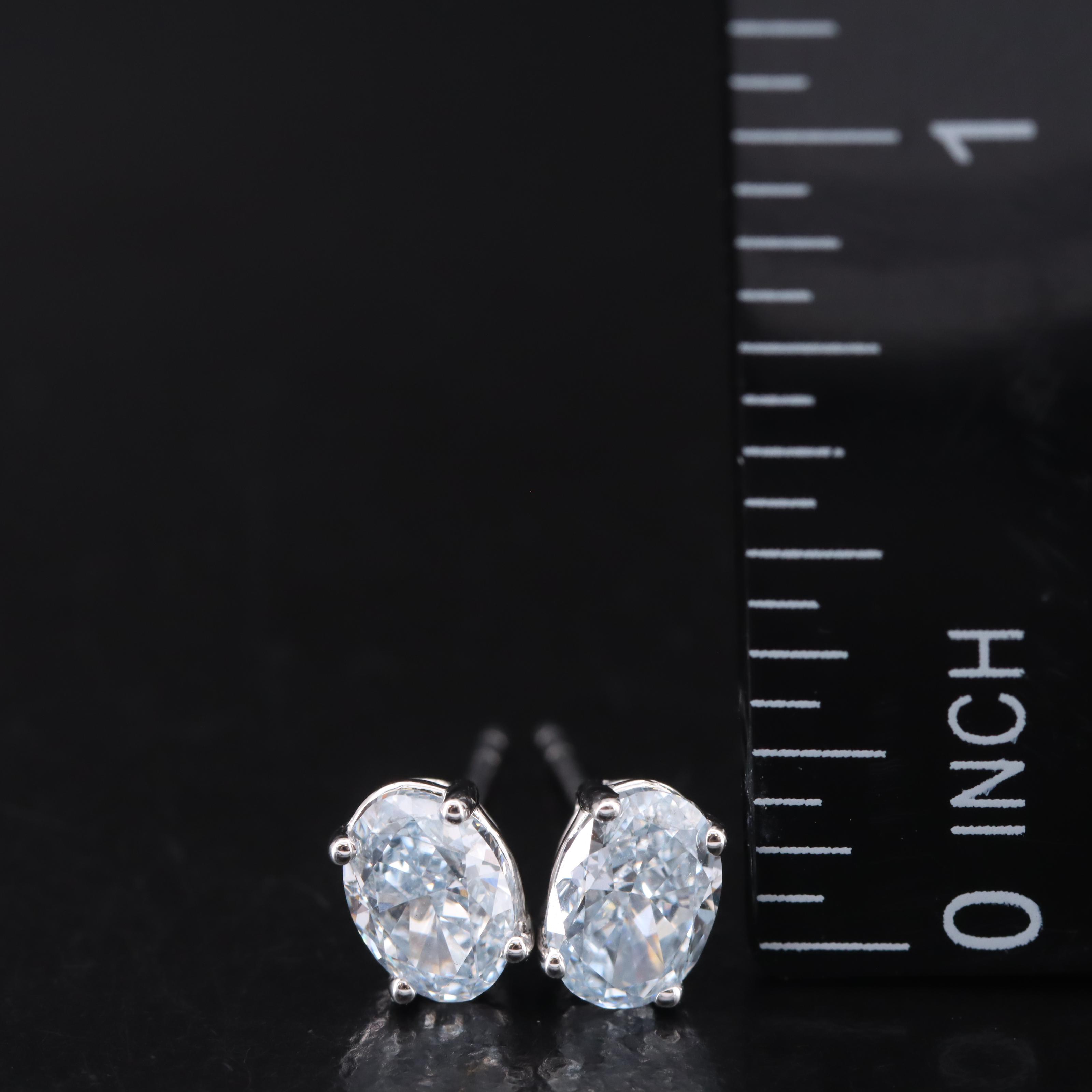 14K 1.33 CTW Lab Grown Diamond Stud Earrings