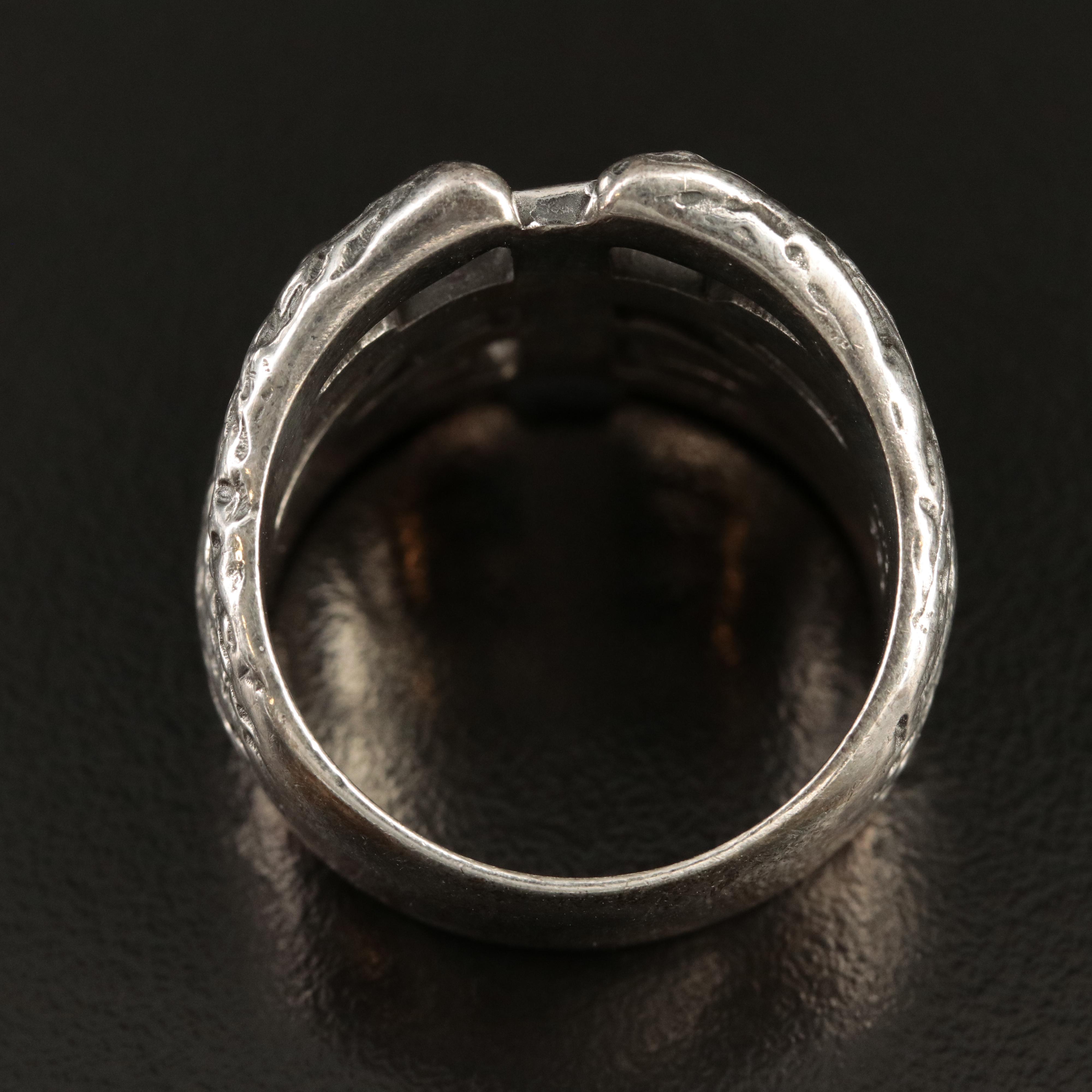 Sterling Cross Ring
