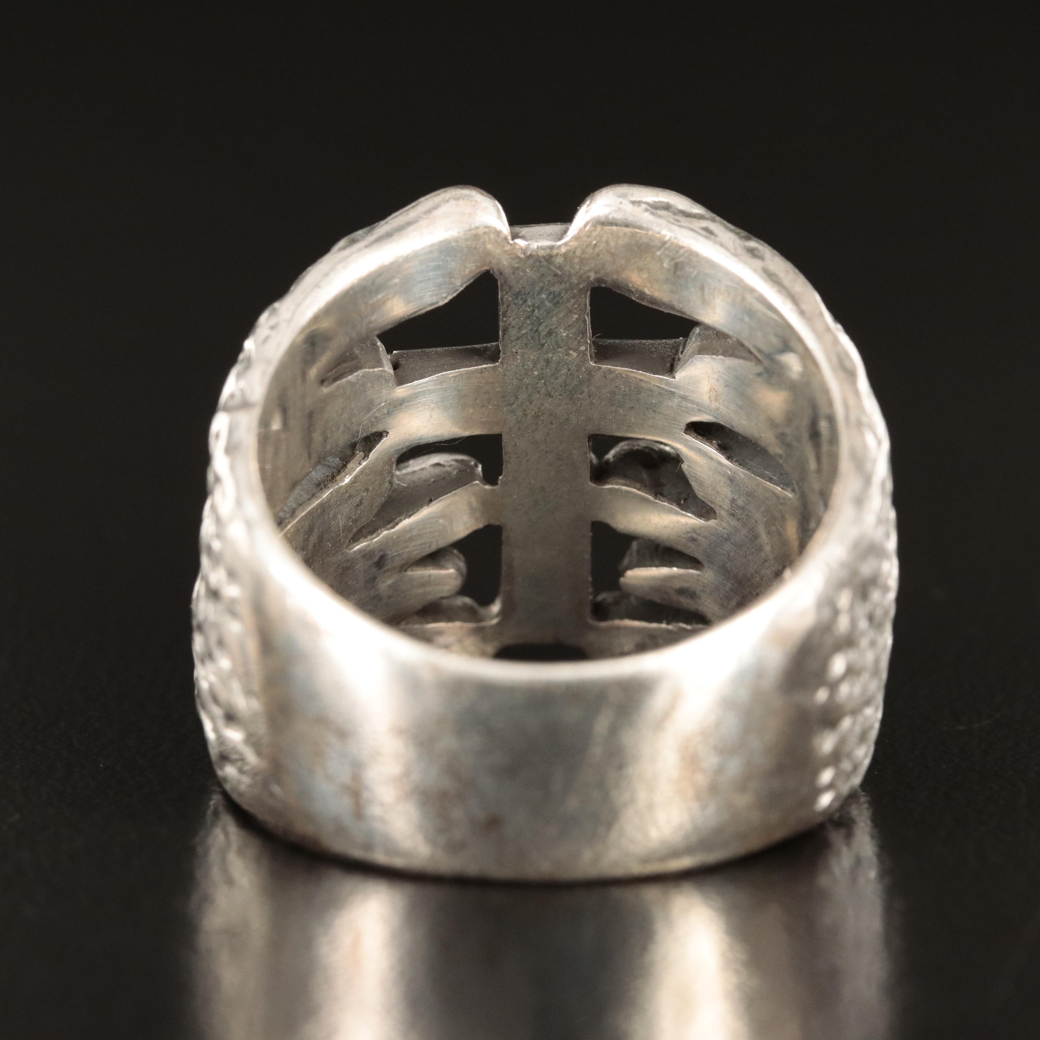 Sterling Cross Ring