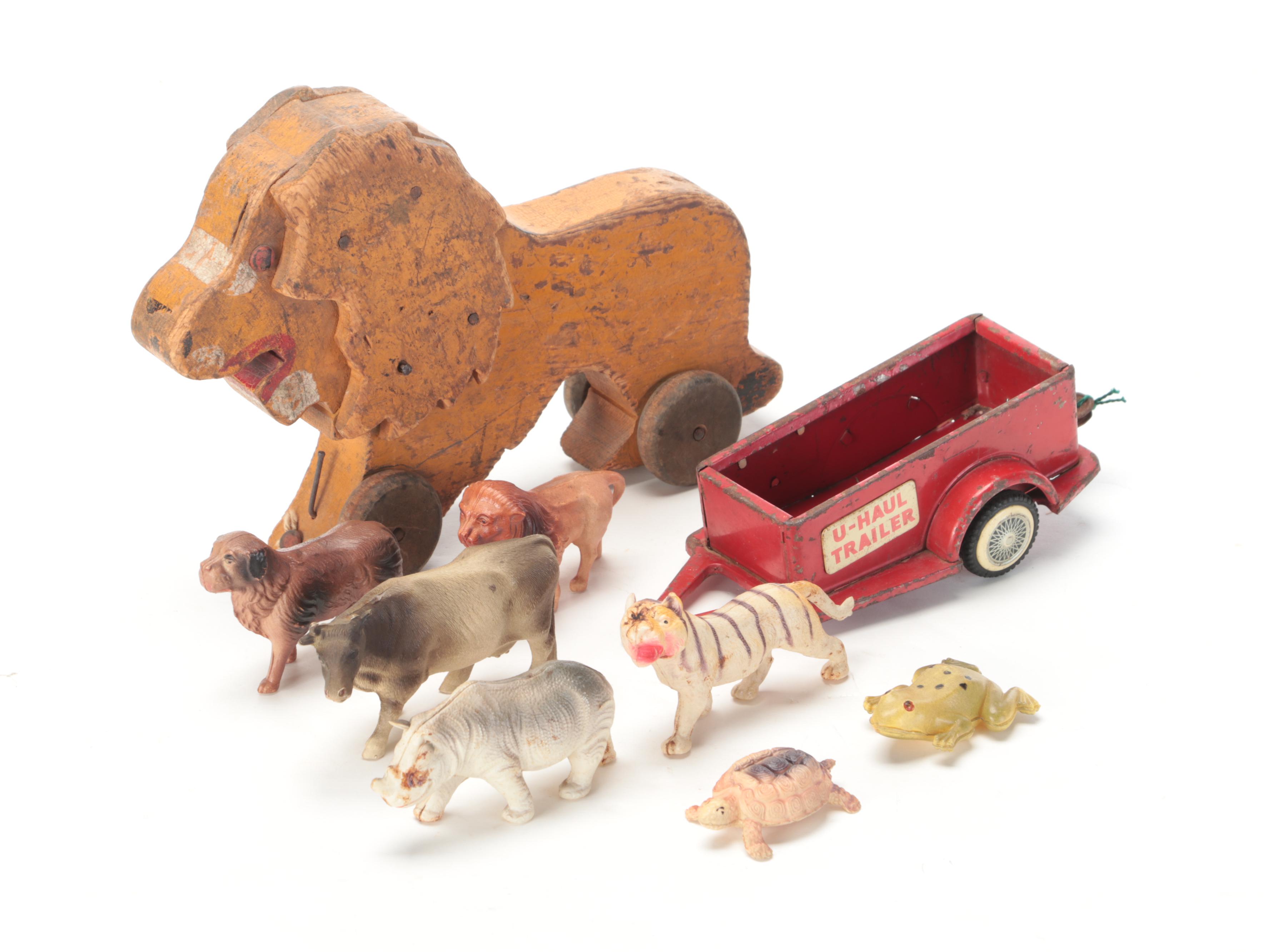 Effanbee "Patsy Ann" Composition Doll with Doll House and Other Toys