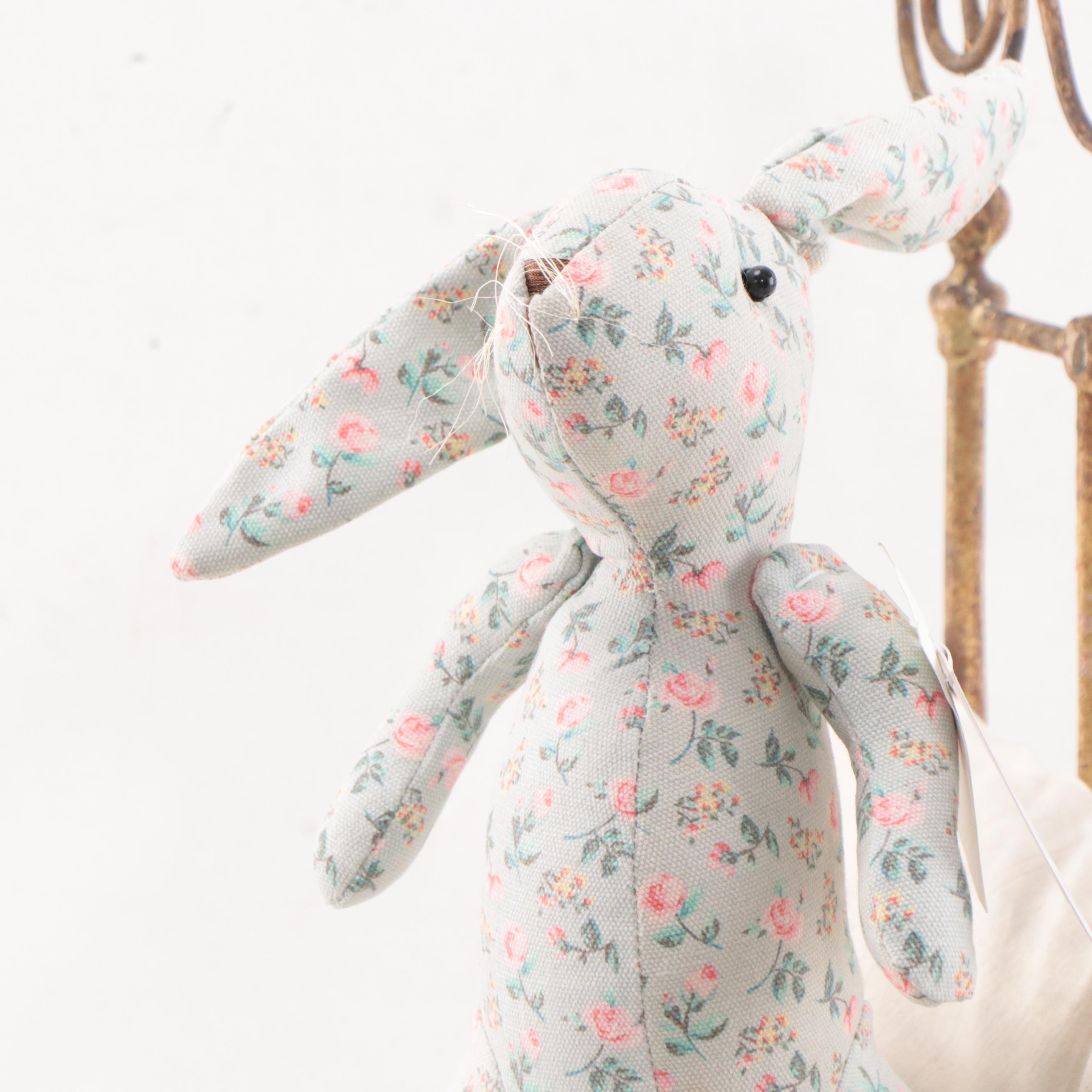 Assorted Toys Including High Chair, Doll Bed and Stuffed Animals