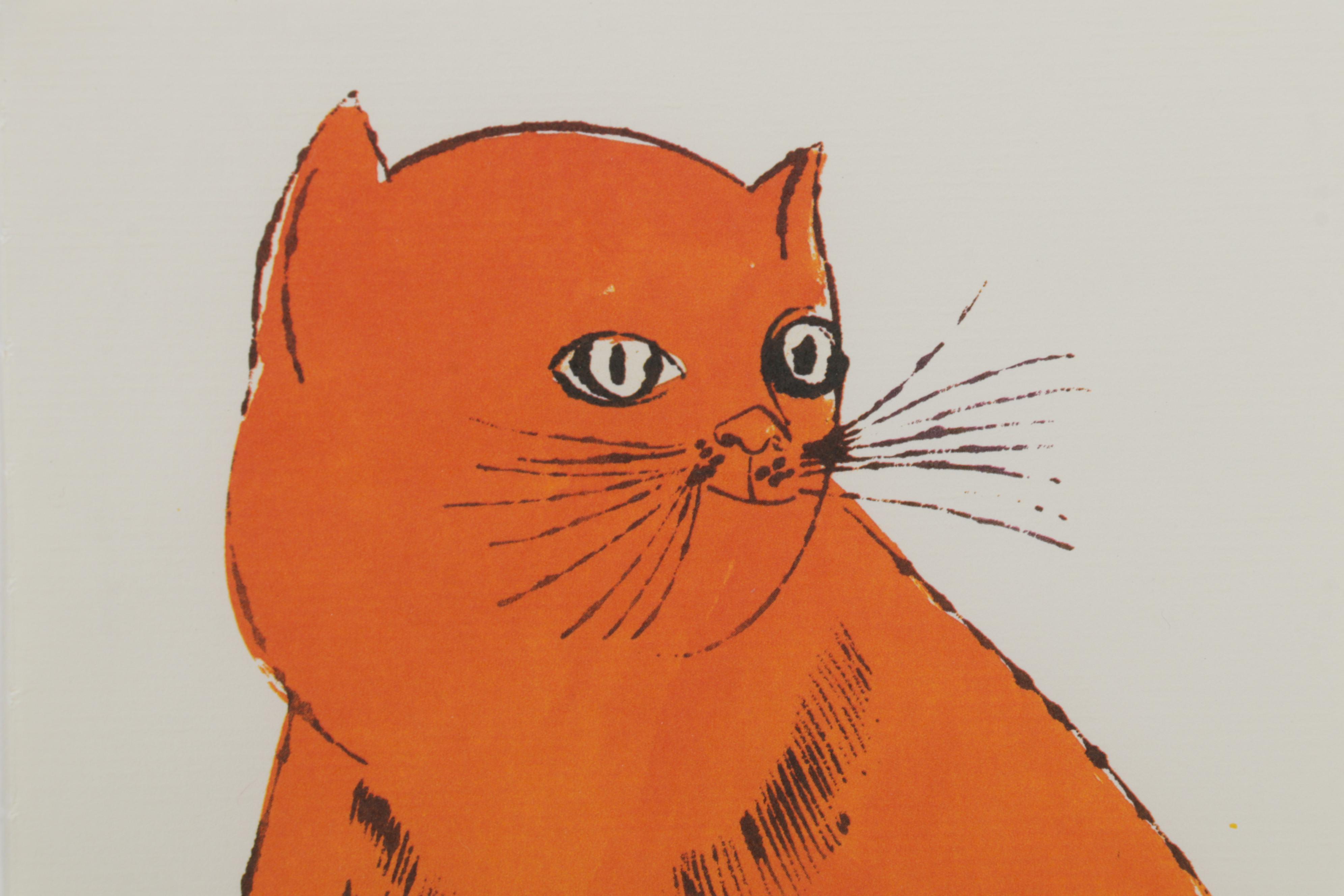 Offset Lithograph After Andy Warhol From "25 Cats Name Sam and One Blue Pussy"