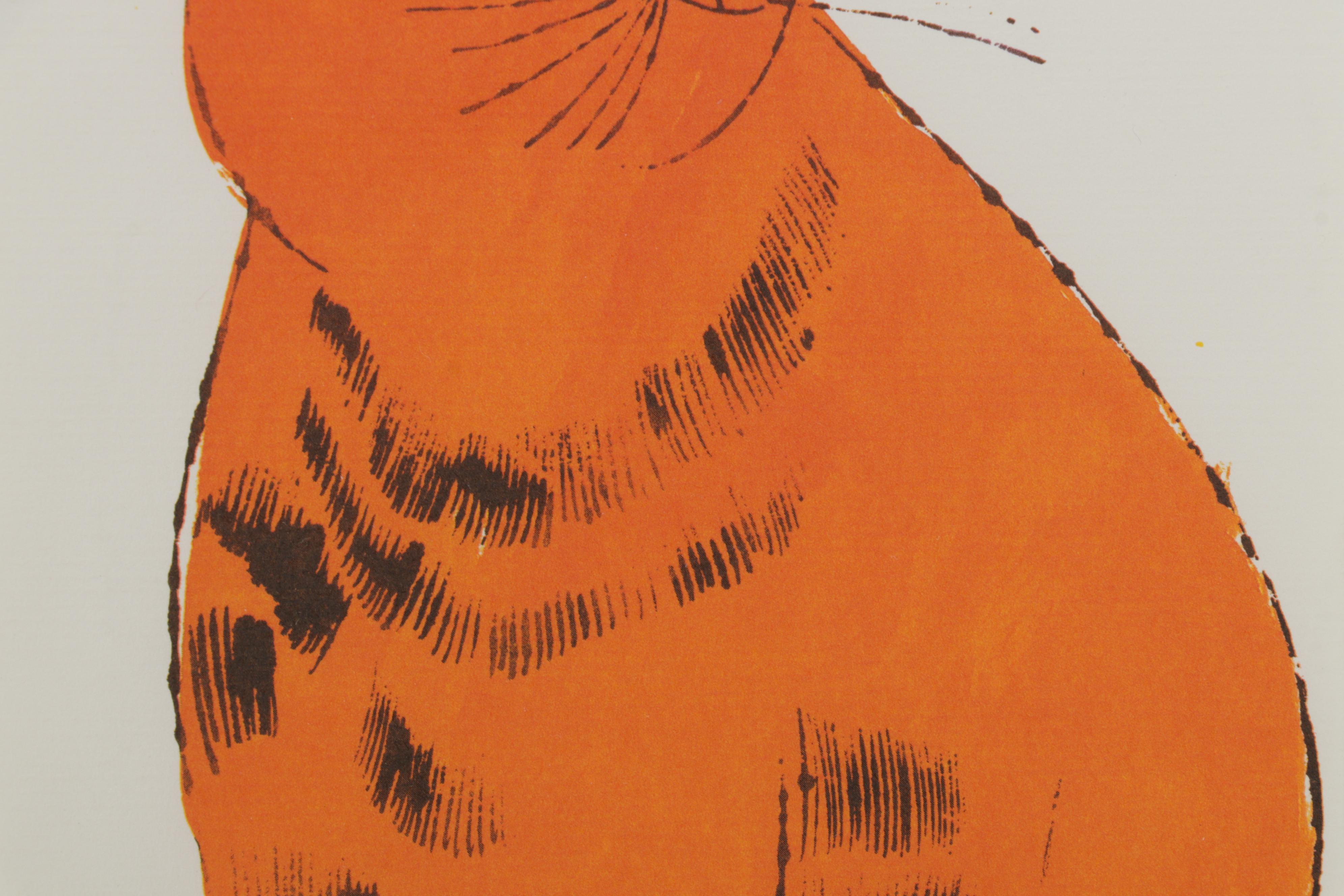 Offset Lithograph After Andy Warhol From "25 Cats Name Sam and One Blue Pussy"