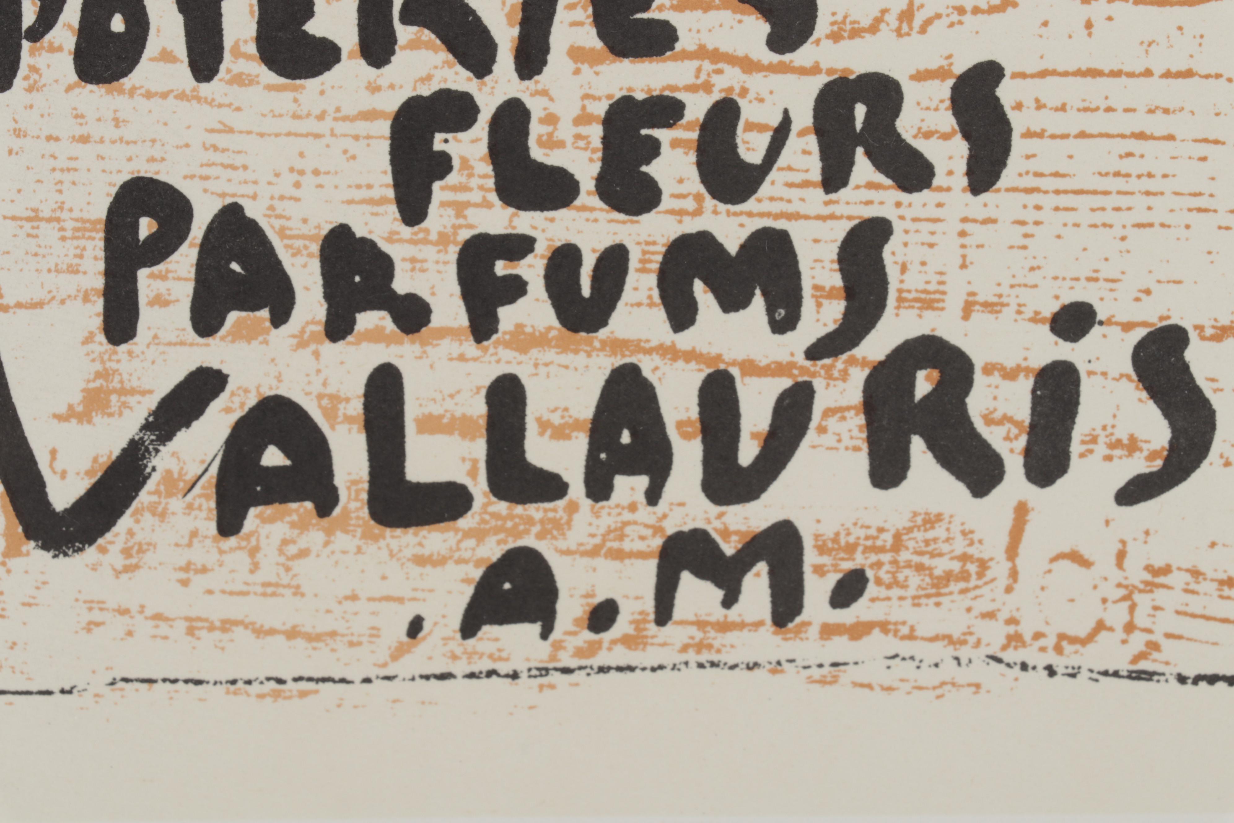 Exposition Vallauris Lithograph After Pablo Picasso From "Art in Posters," 1959