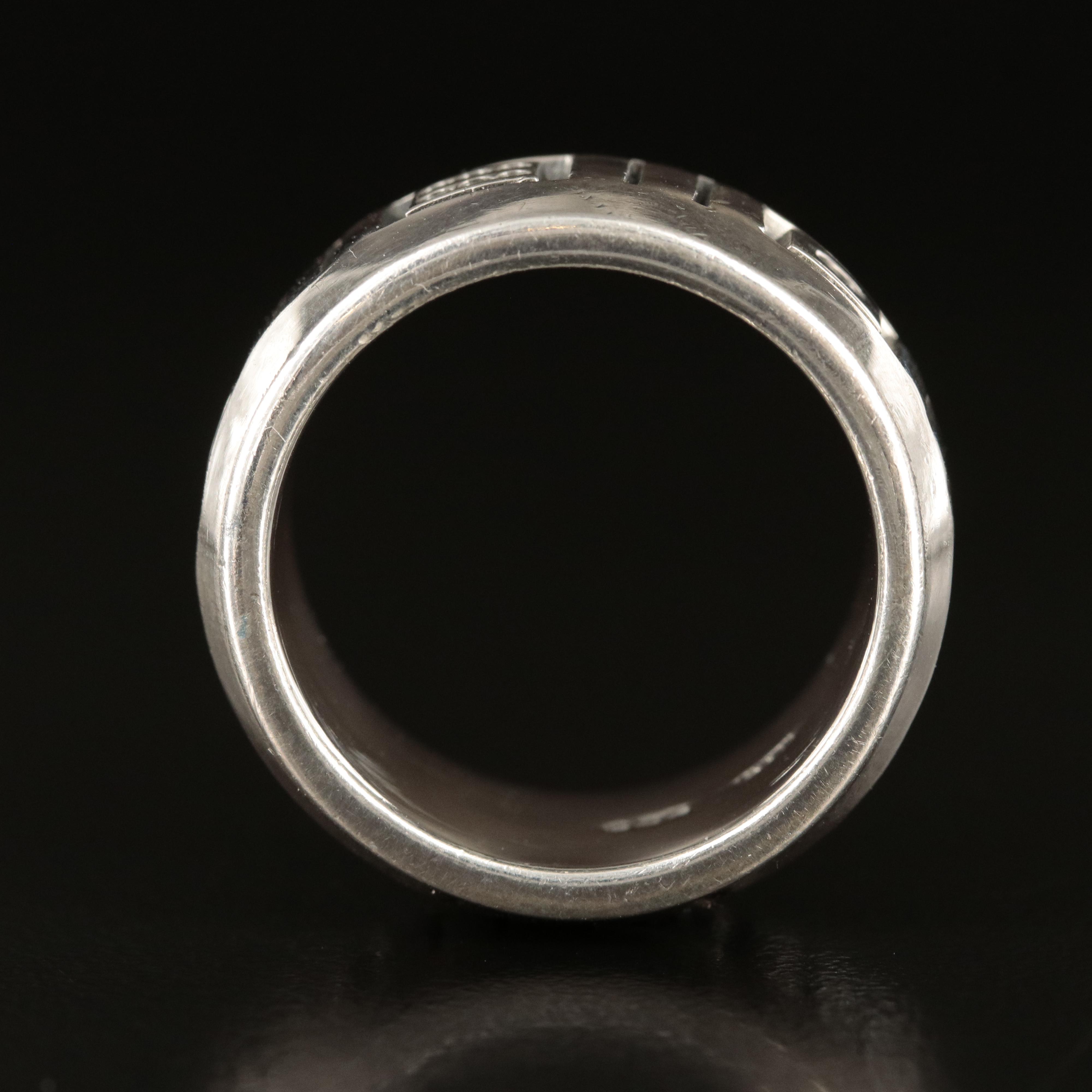 Sterling Dice Ring