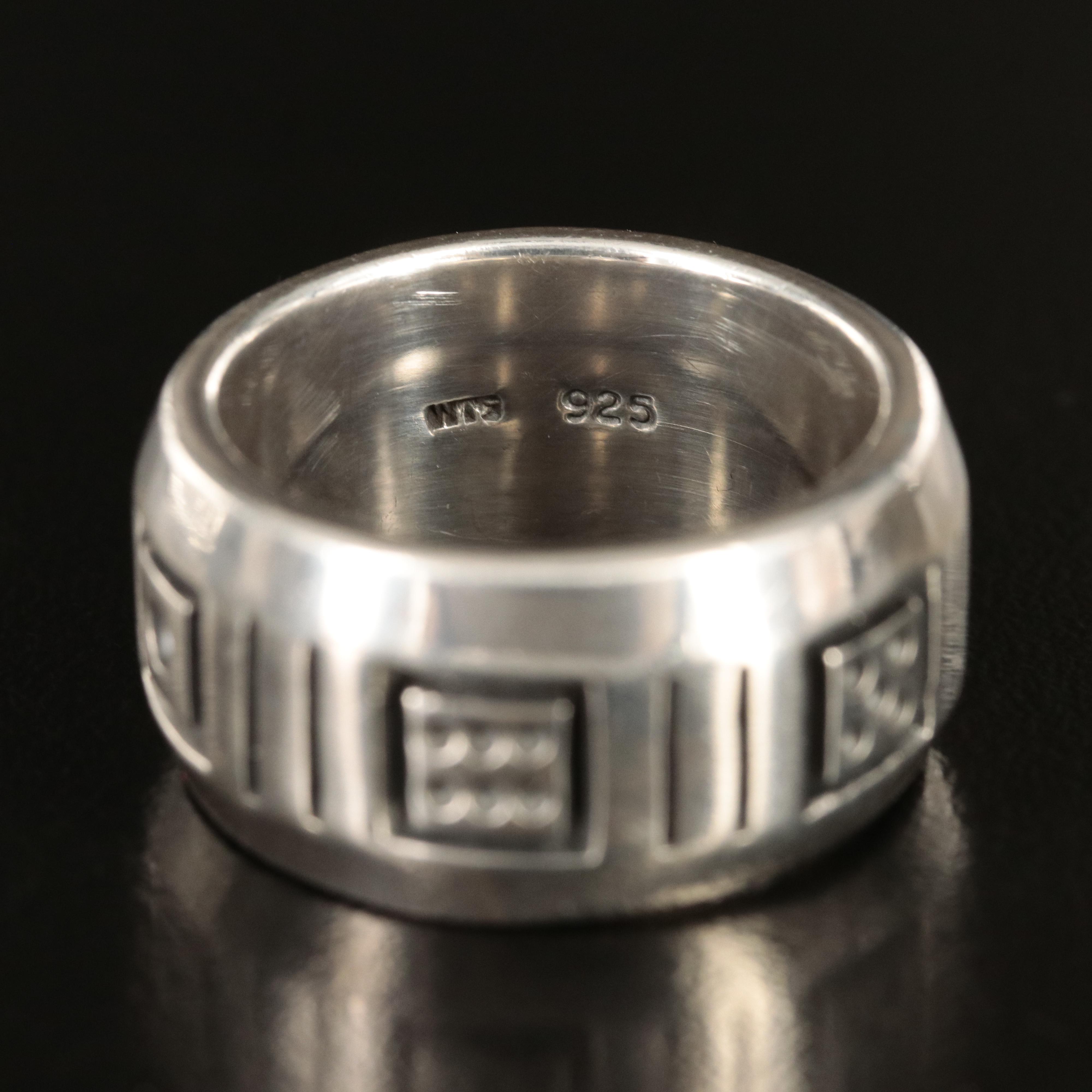 Sterling Dice Ring