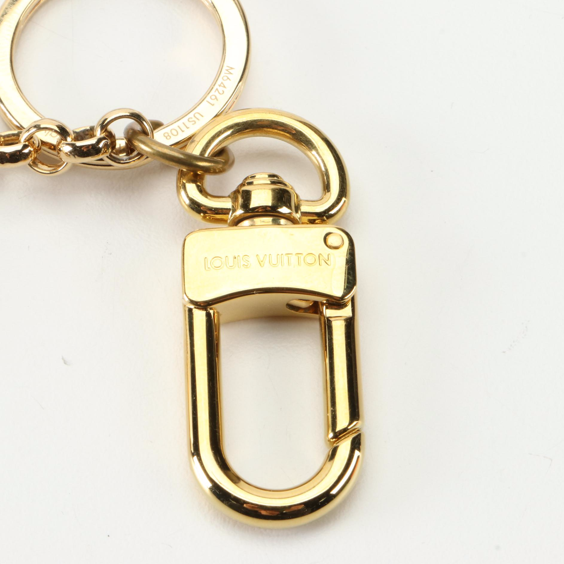 Louis Vuitton Monogram Medallion Bag Charm Key Ring